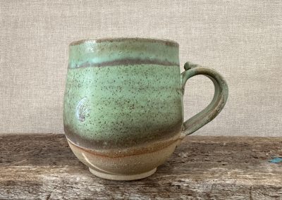 Large pottery mug
