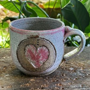 Pink Heart Mug