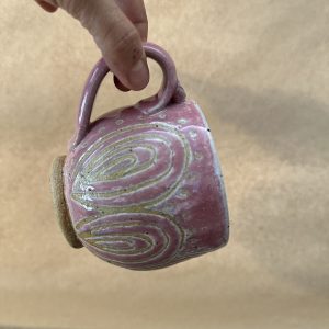 Japa Mug with Peacock feather