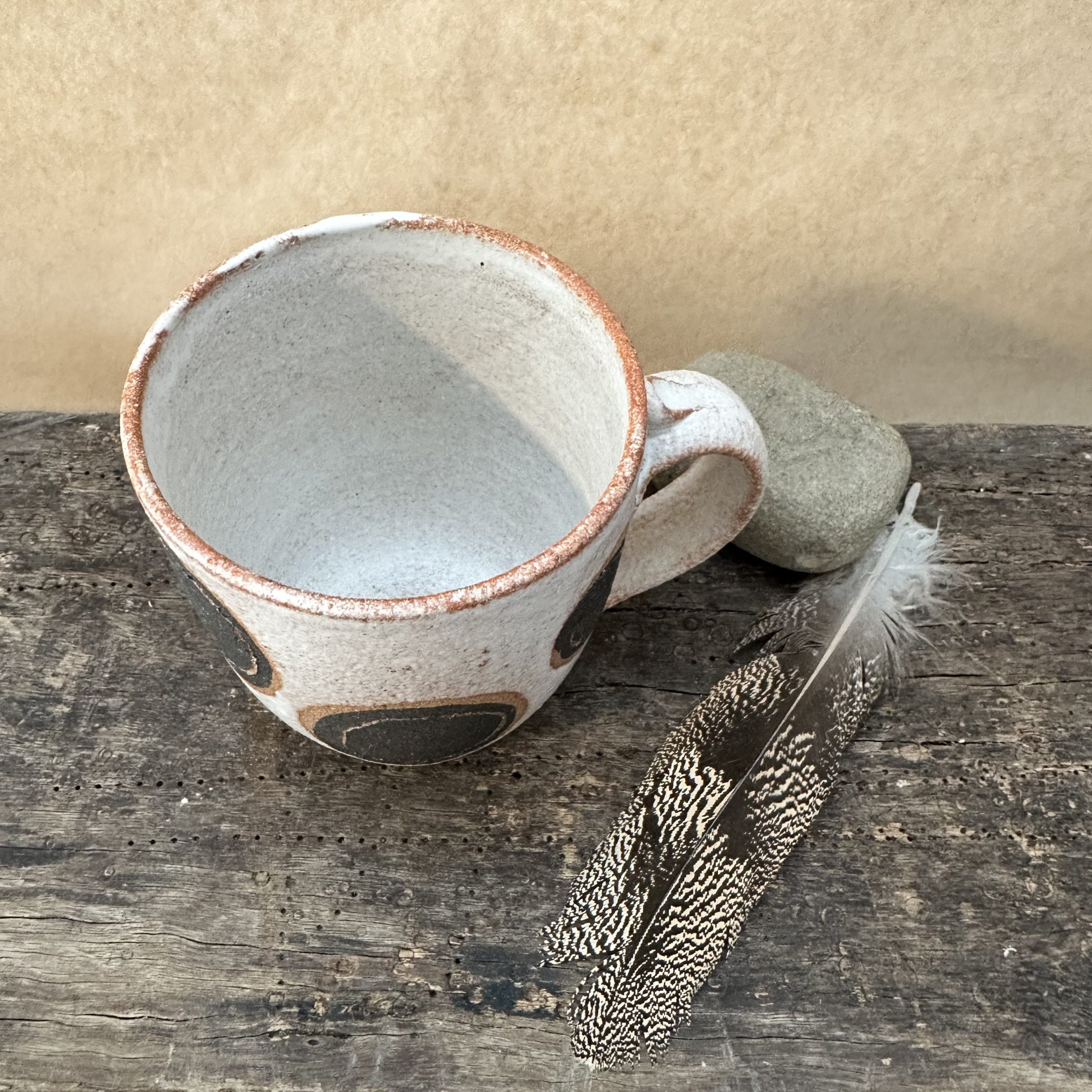 Large Spotty Mug | Sandstone White - Image 6