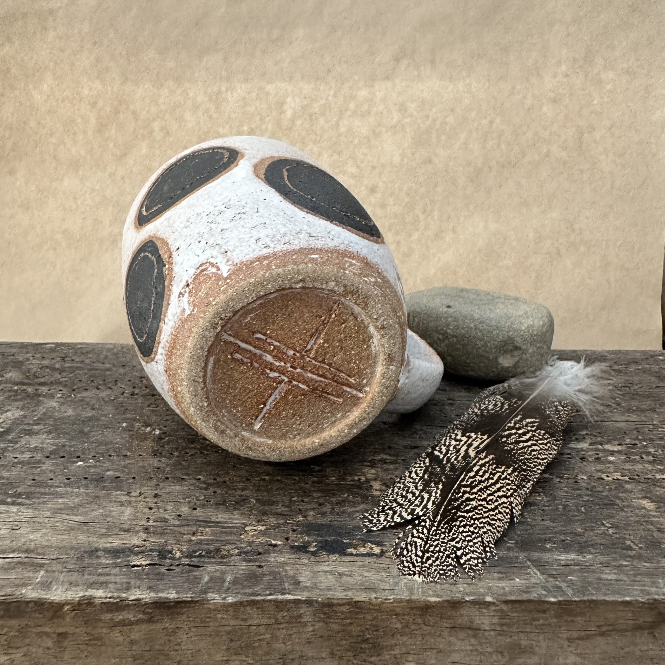 Large Spotty Mug | Sandstone White - Image 4