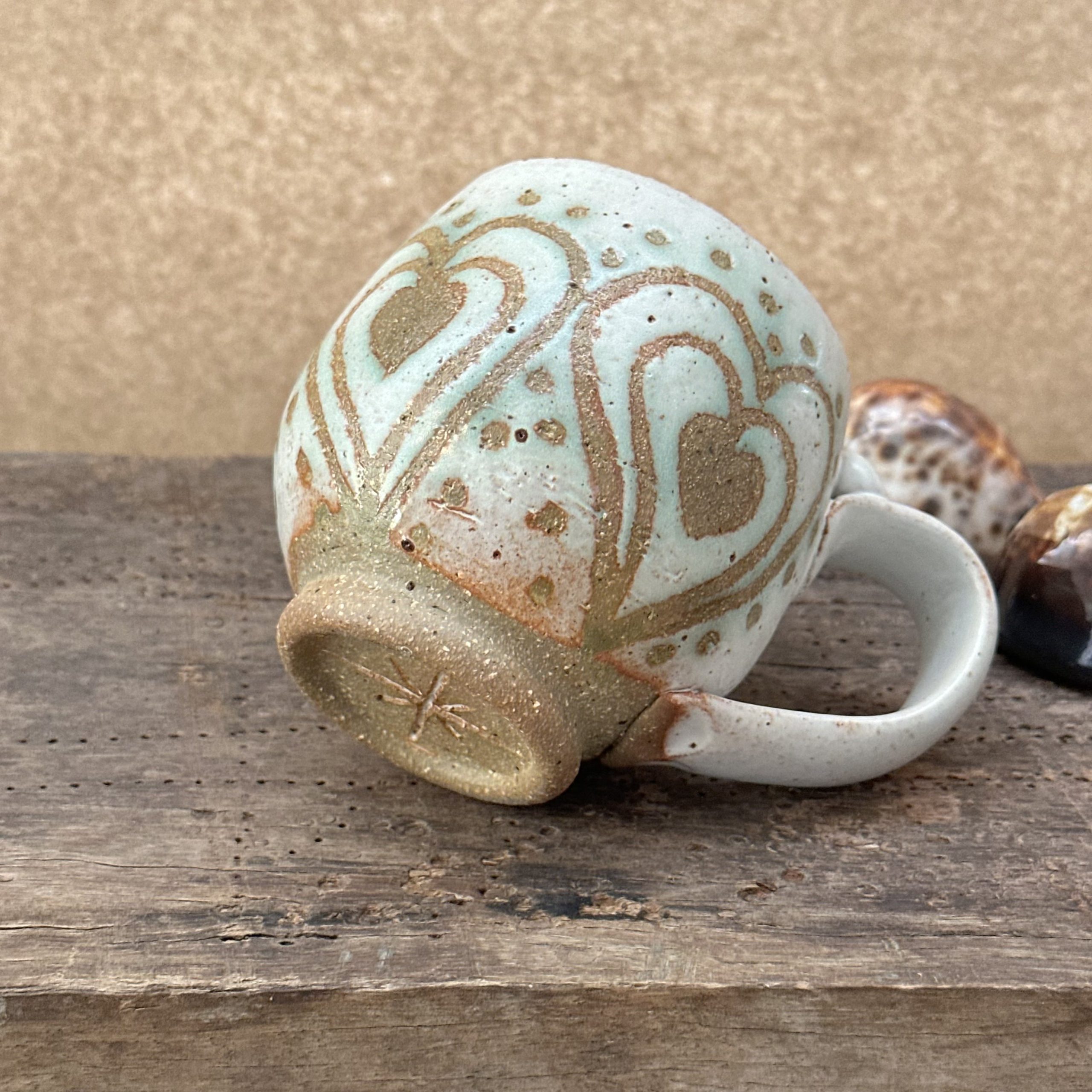 Japa Mug | Sandstone White | Heart - Image 6