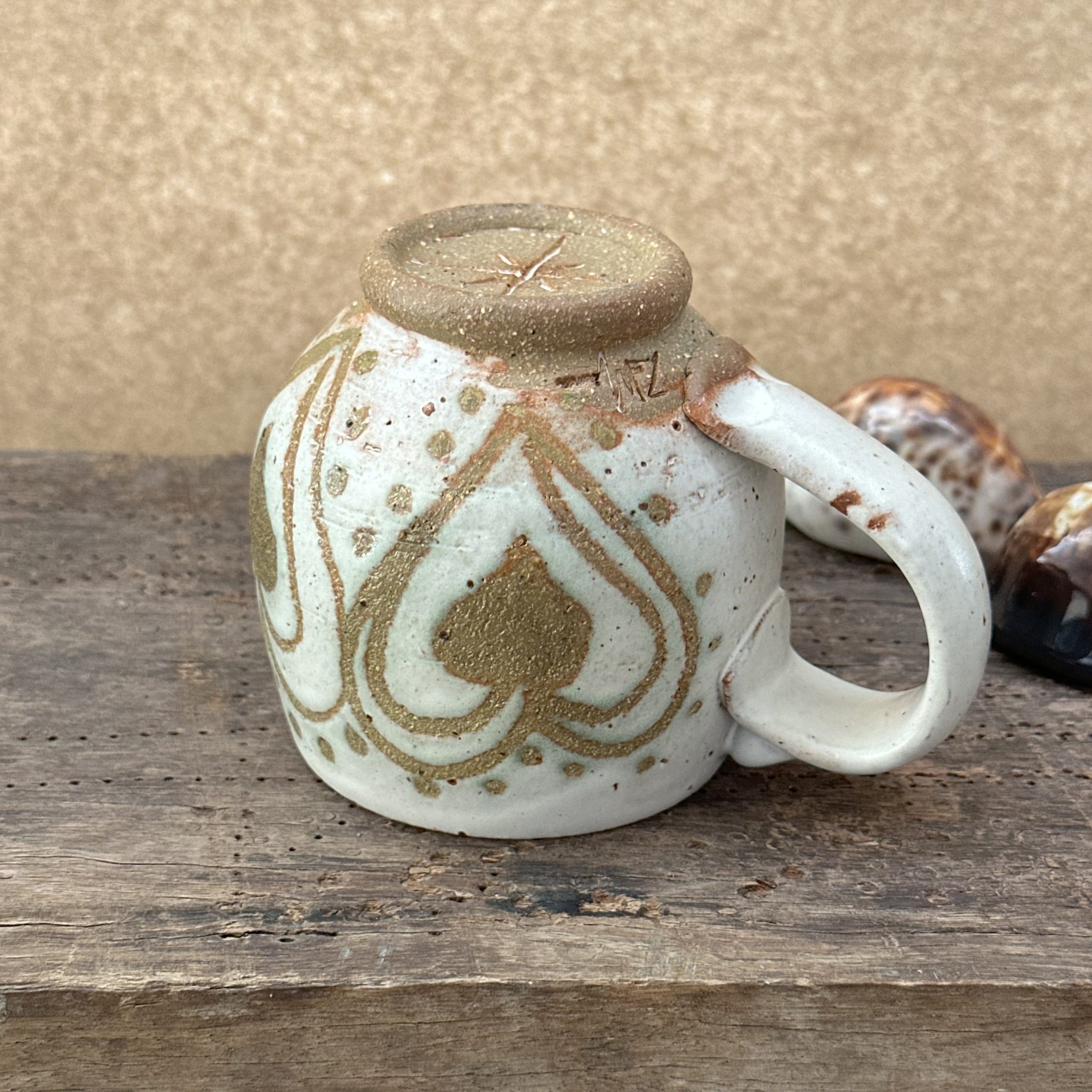 Japa Mug | Sandstone White | Heart - Image 5