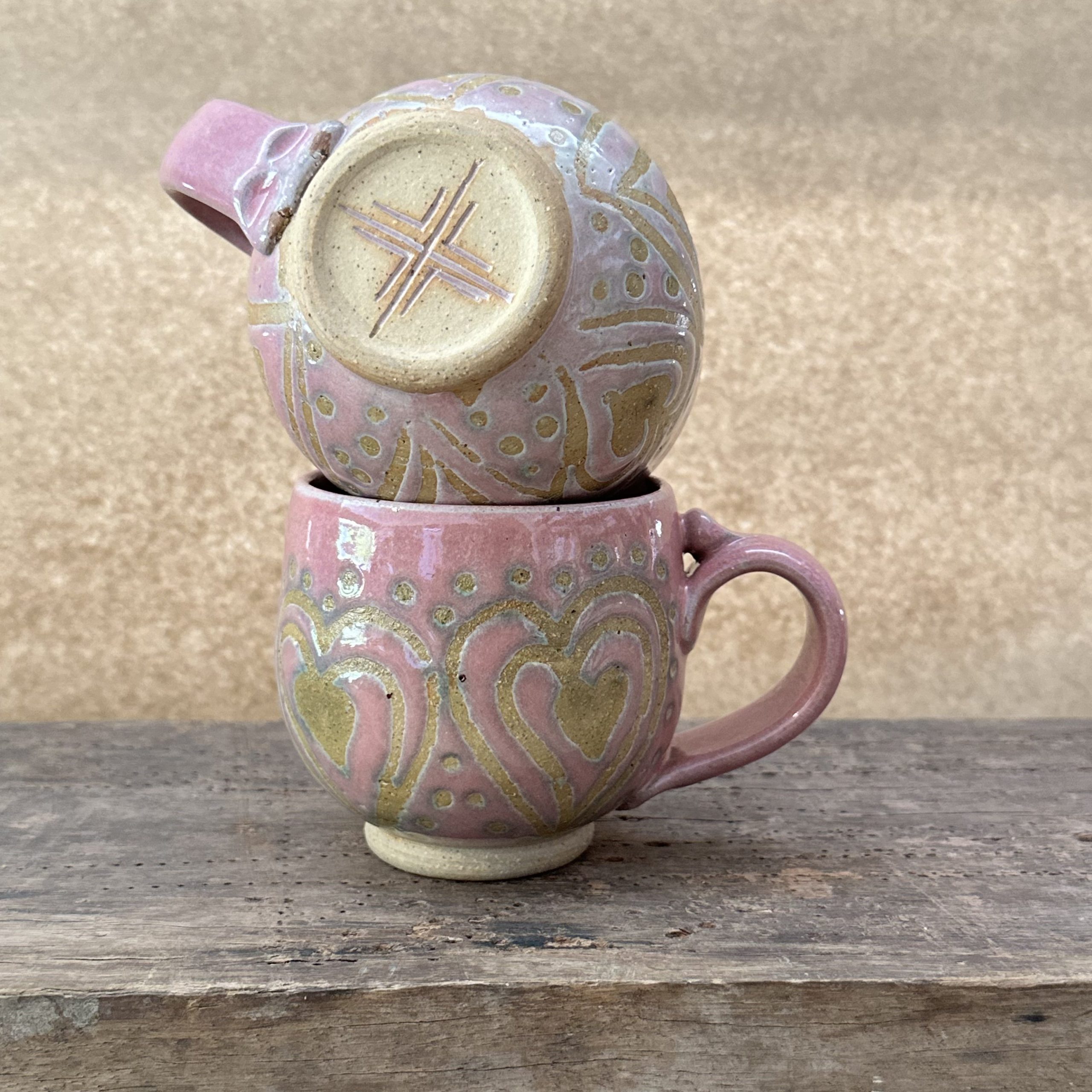 Japa Mug | Dusky Pink | Heart - Image 5