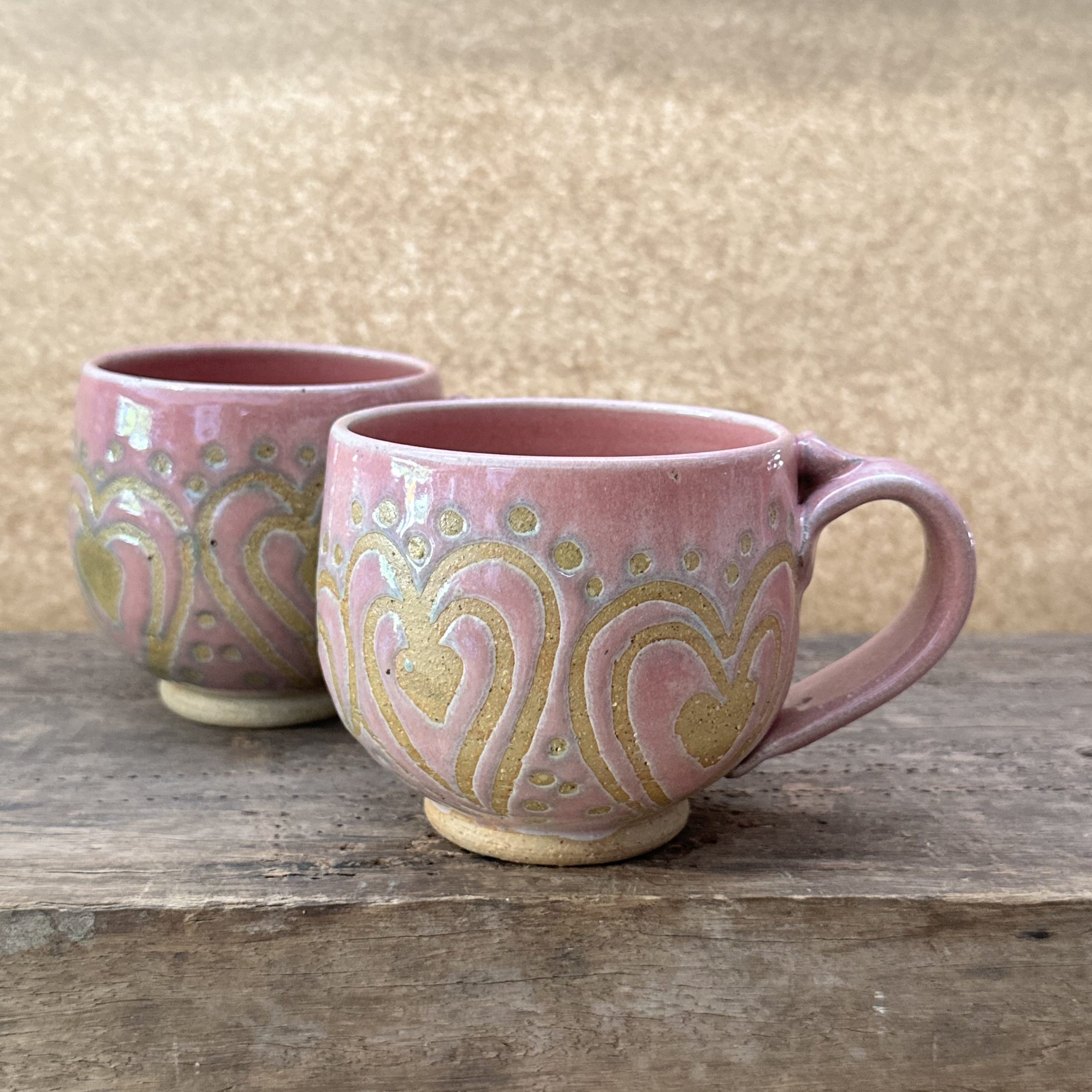 Japa Mug | Dusky Pink | Heart