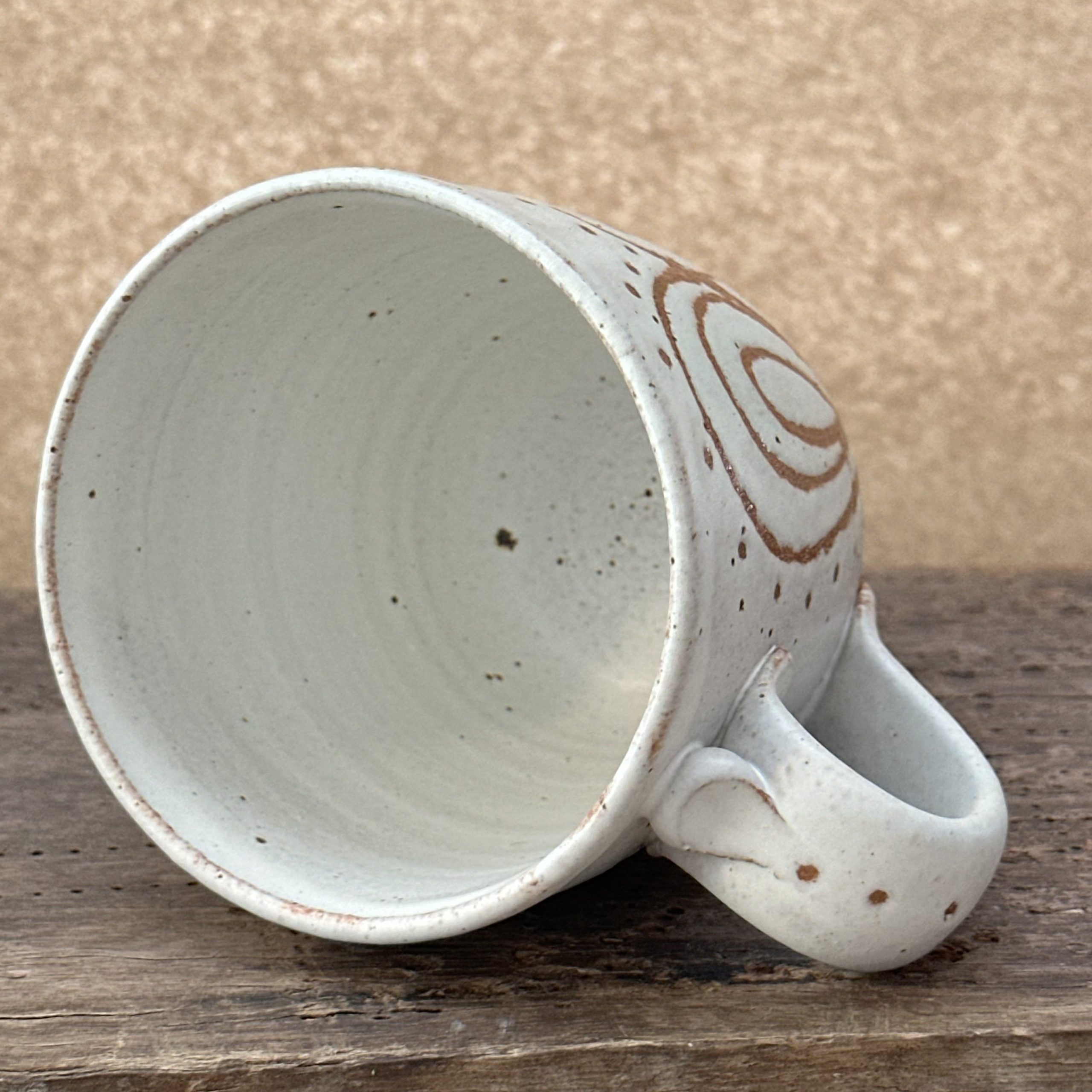Bazic Mug | Sandstone White | Peacock design - Image 5