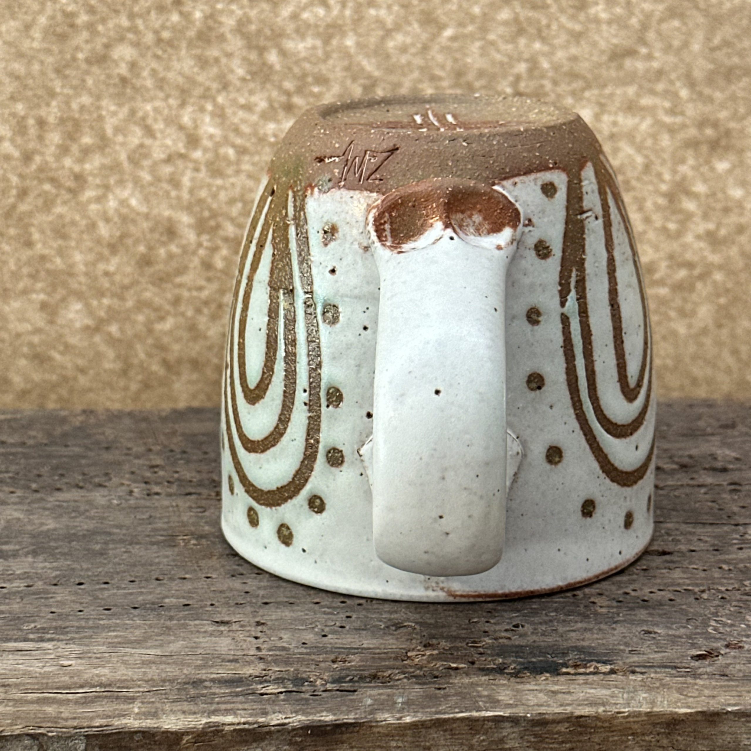 Bazic Mug | Sandstone White | Peacock design - Image 13