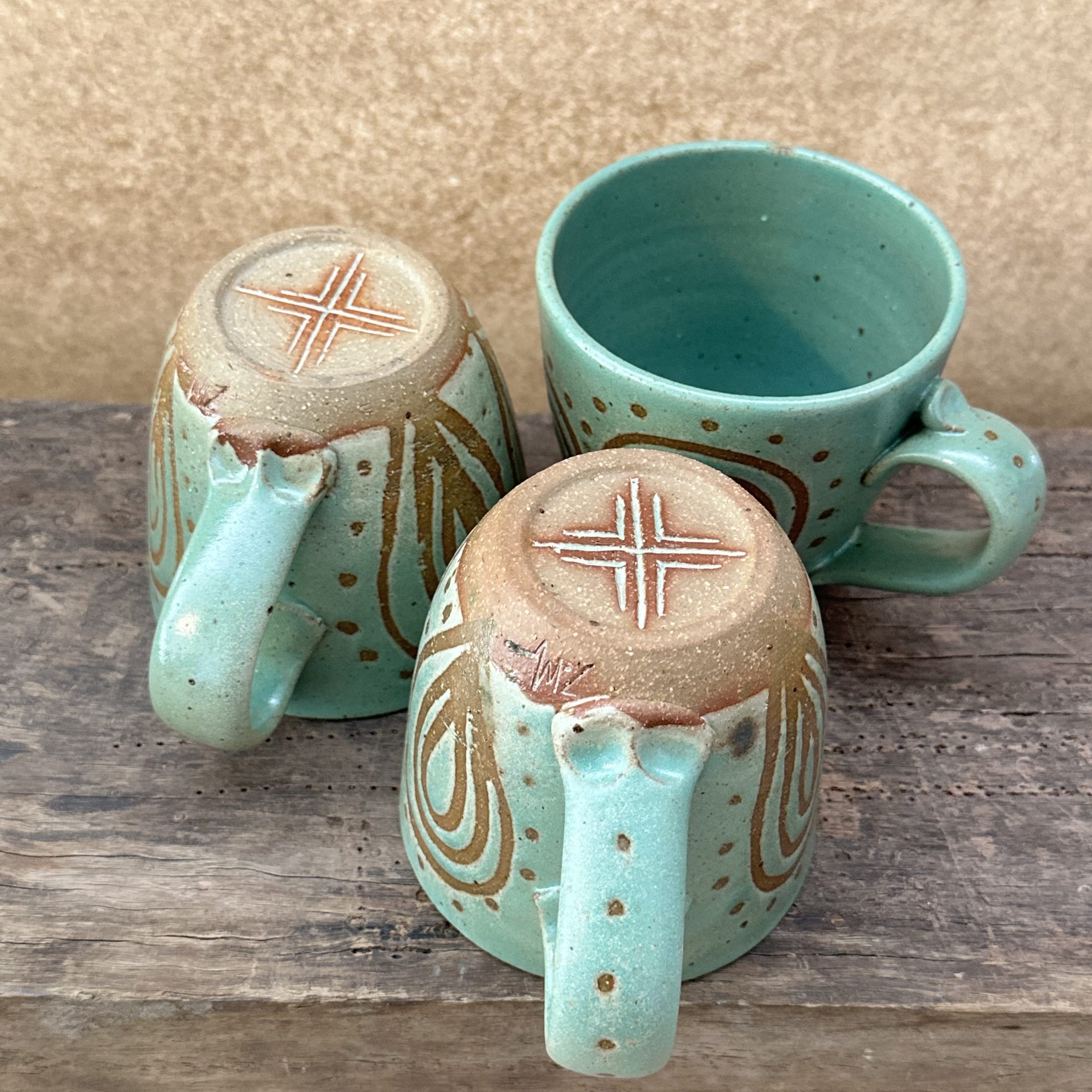 Bazic Mug | Green Earth | Peacock design - Image 5