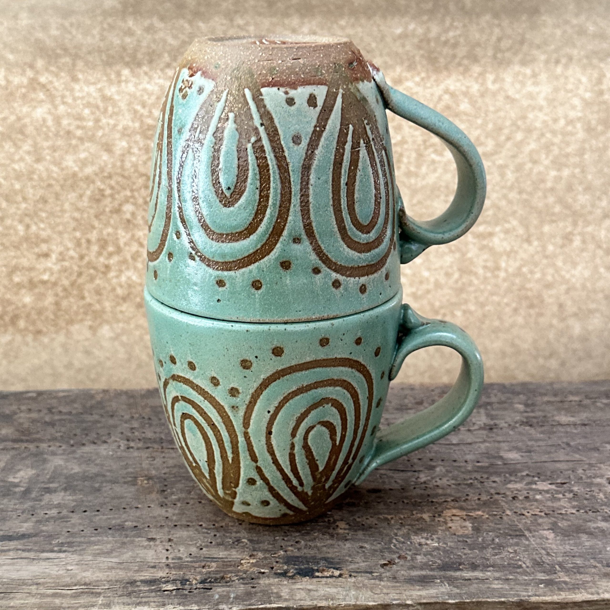 Bazic Mug | Green Earth | Peacock design - Image 6