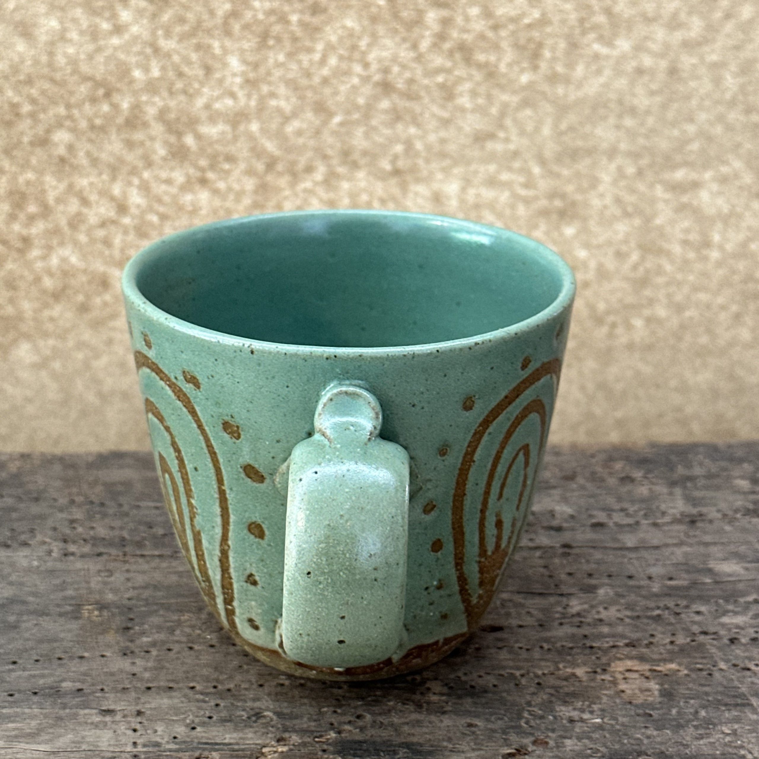 Bazic Mug | Green Earth | Peacock design - Image 7