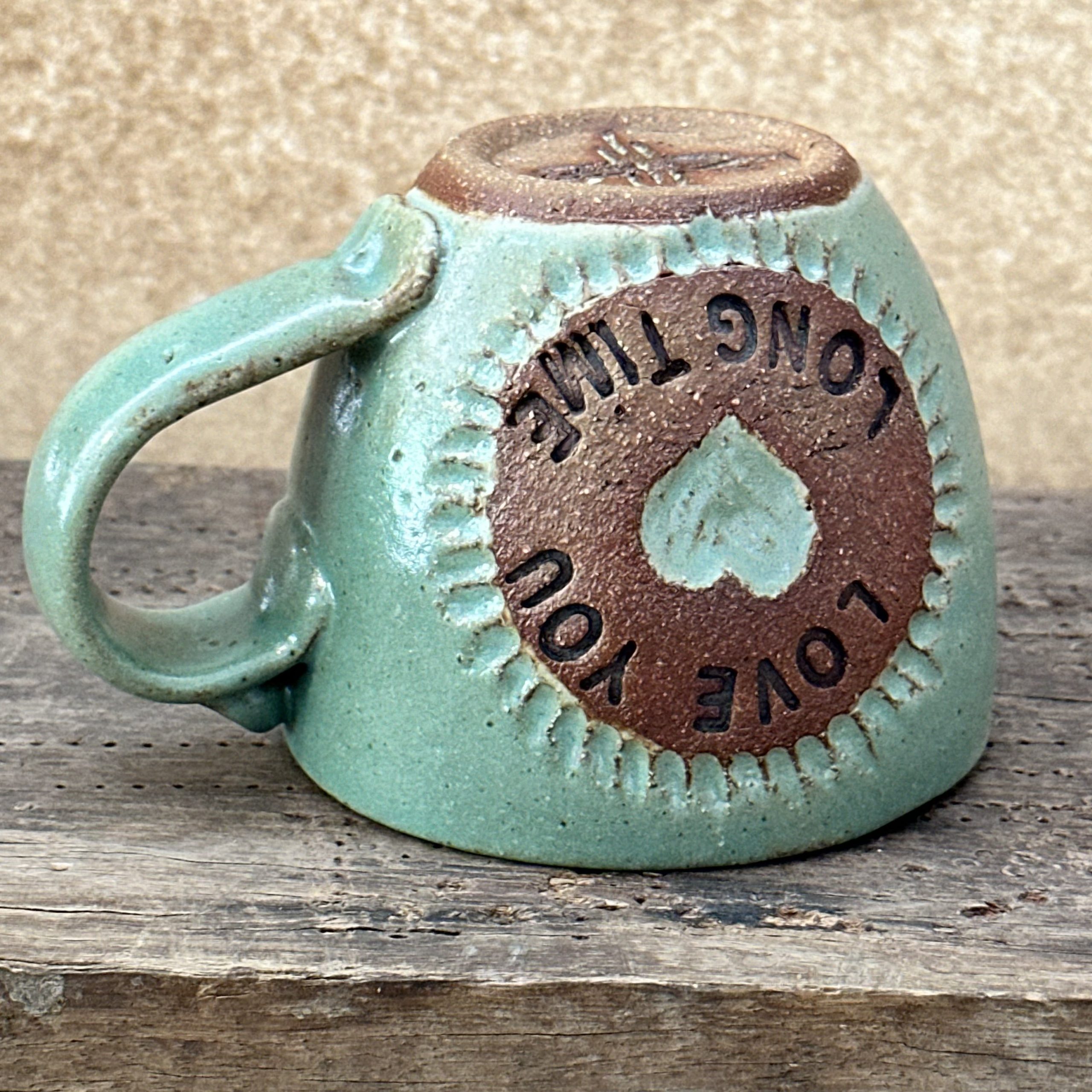 Bazic Mug | Green Earth | Love you Long time - Image 2