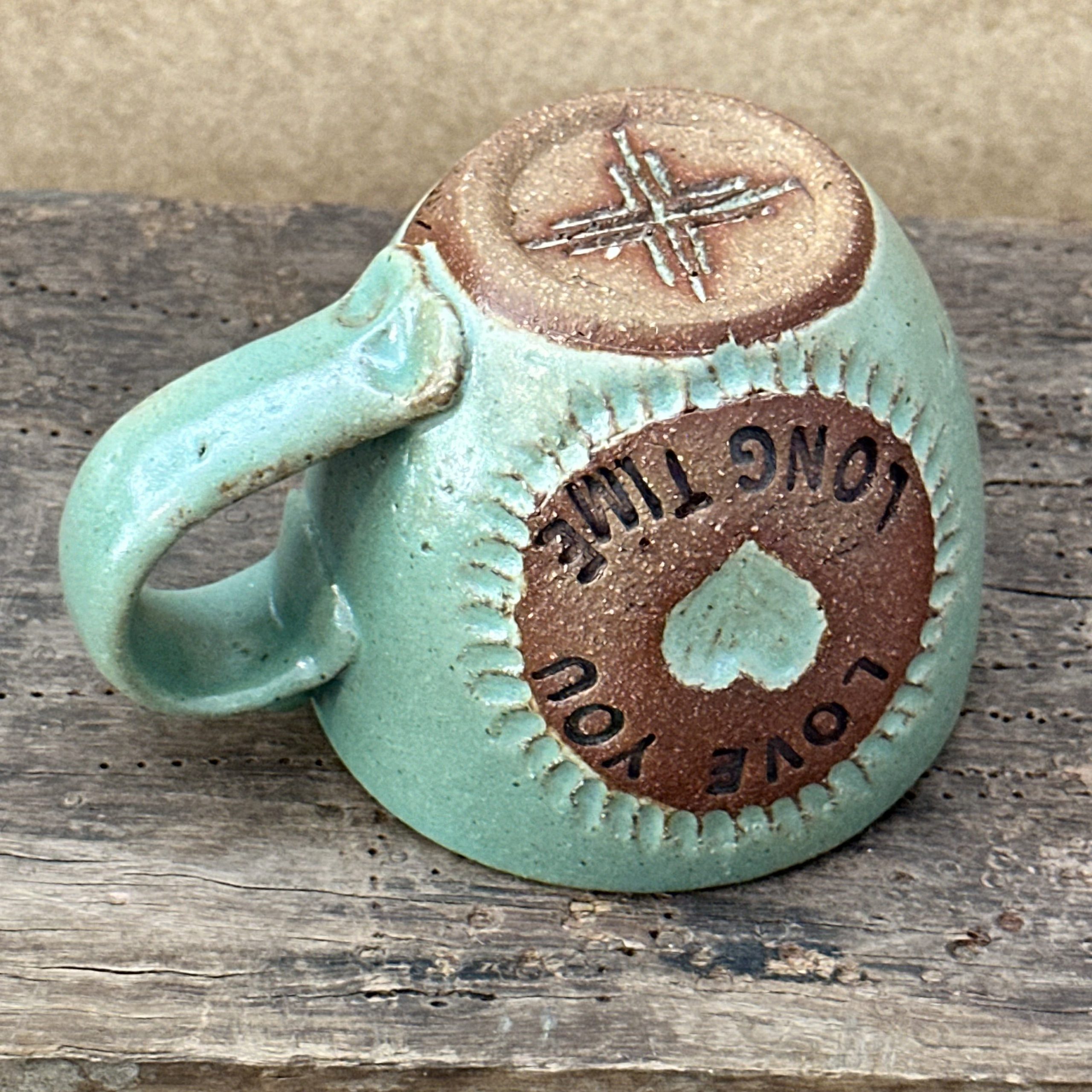 Bazic Mug | Green Earth | Love you Long time - Image 3