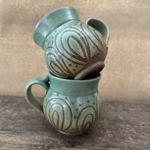 Goddess Shape | Peacock design | Green Earth