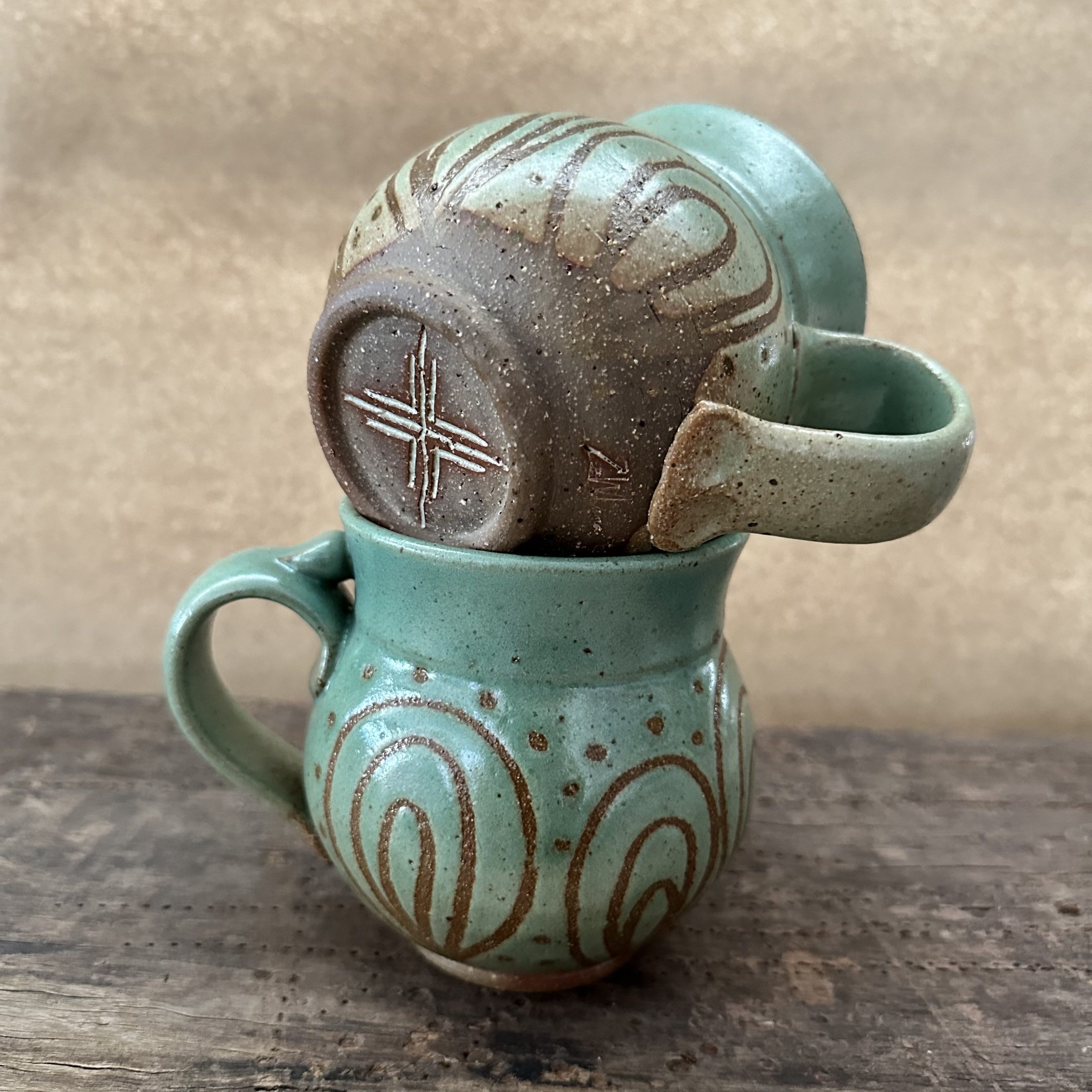 Goddess Shape | Peacock design | Green Earth - Image 2