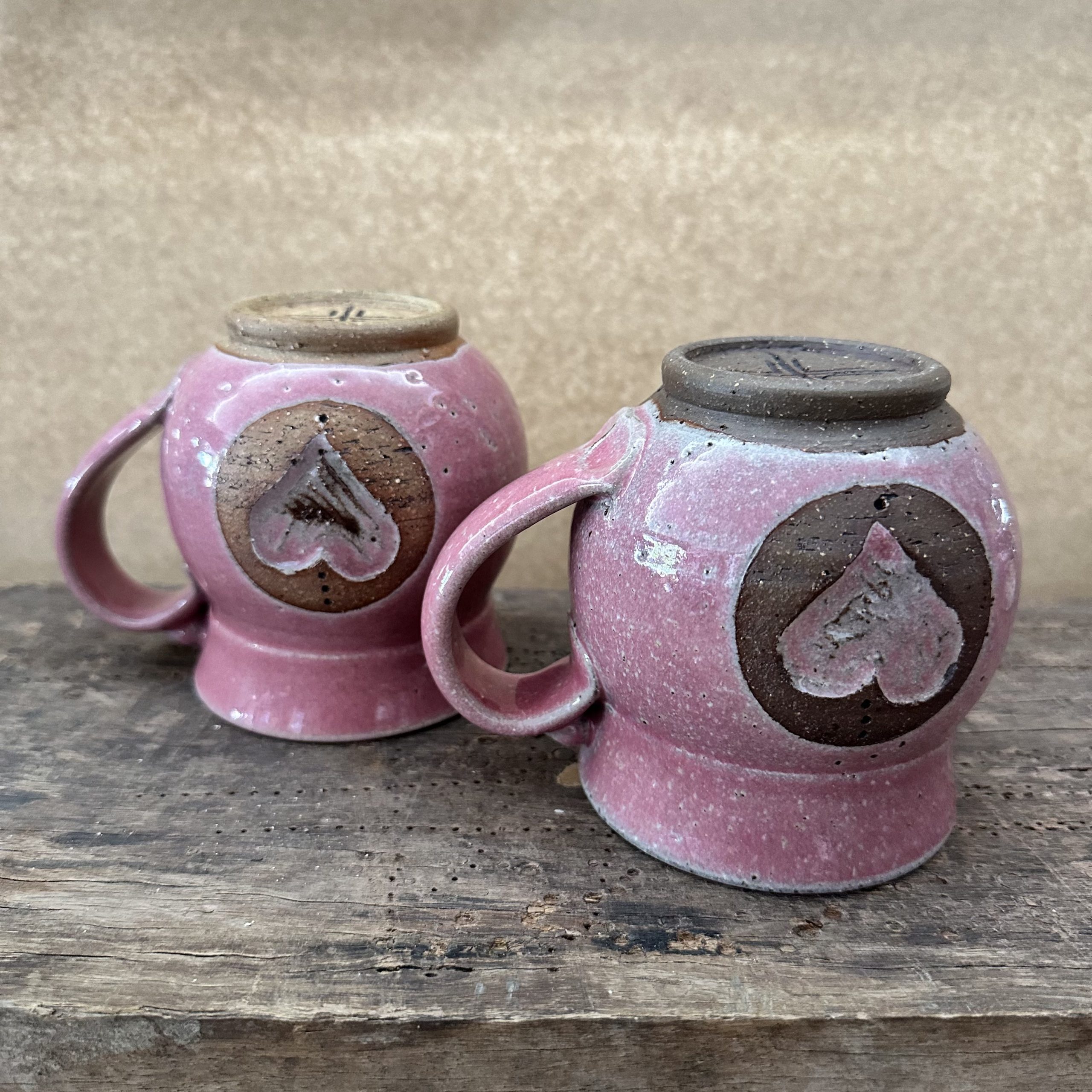 Goddess Shape | Carved Heart | Dusky Pink - Image 4