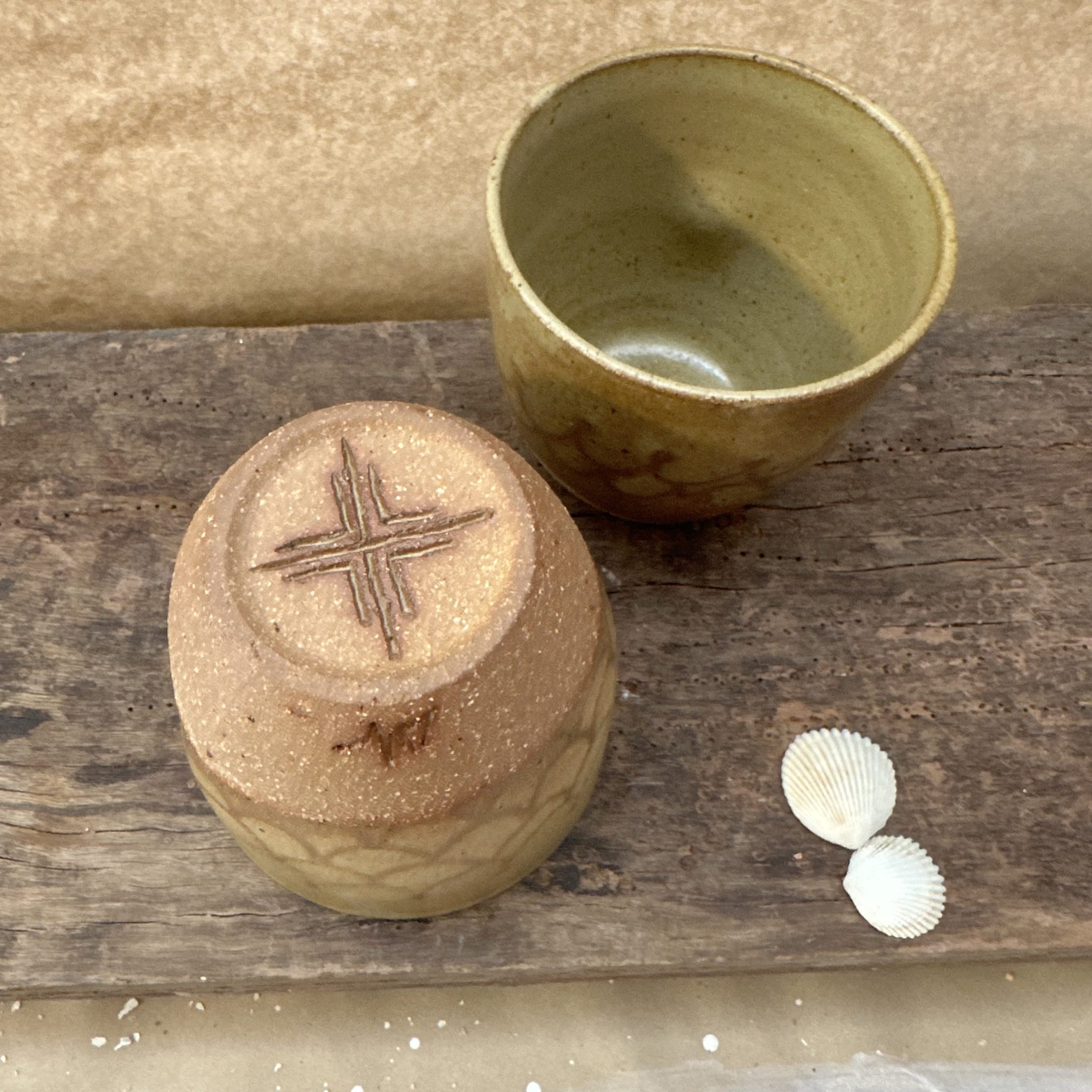 Large Tumbler | Stone | with dimples - Image 3