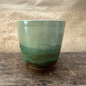 Large Tumbler | Green Earth | with dimples
