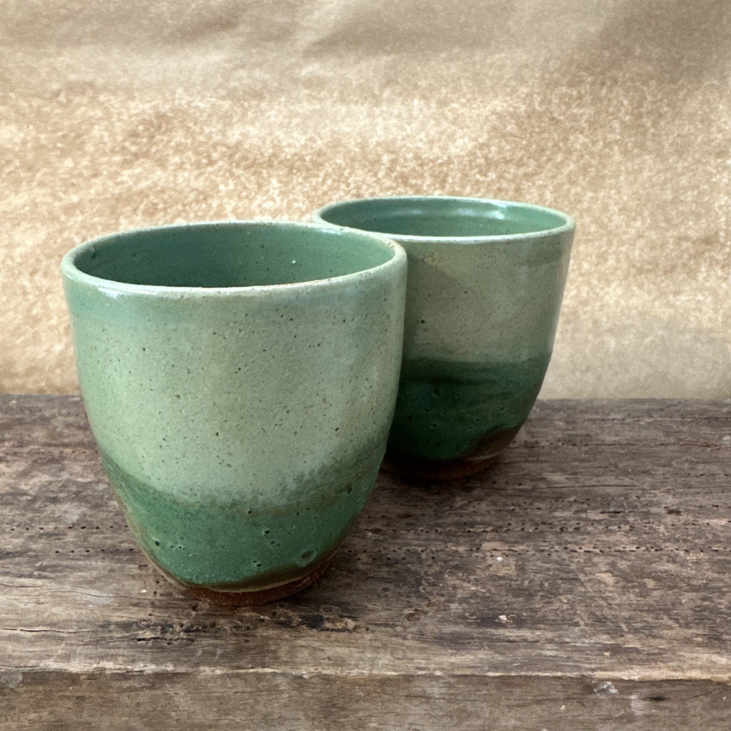 Large Tumbler | Green Earth | with dimples - Image 3