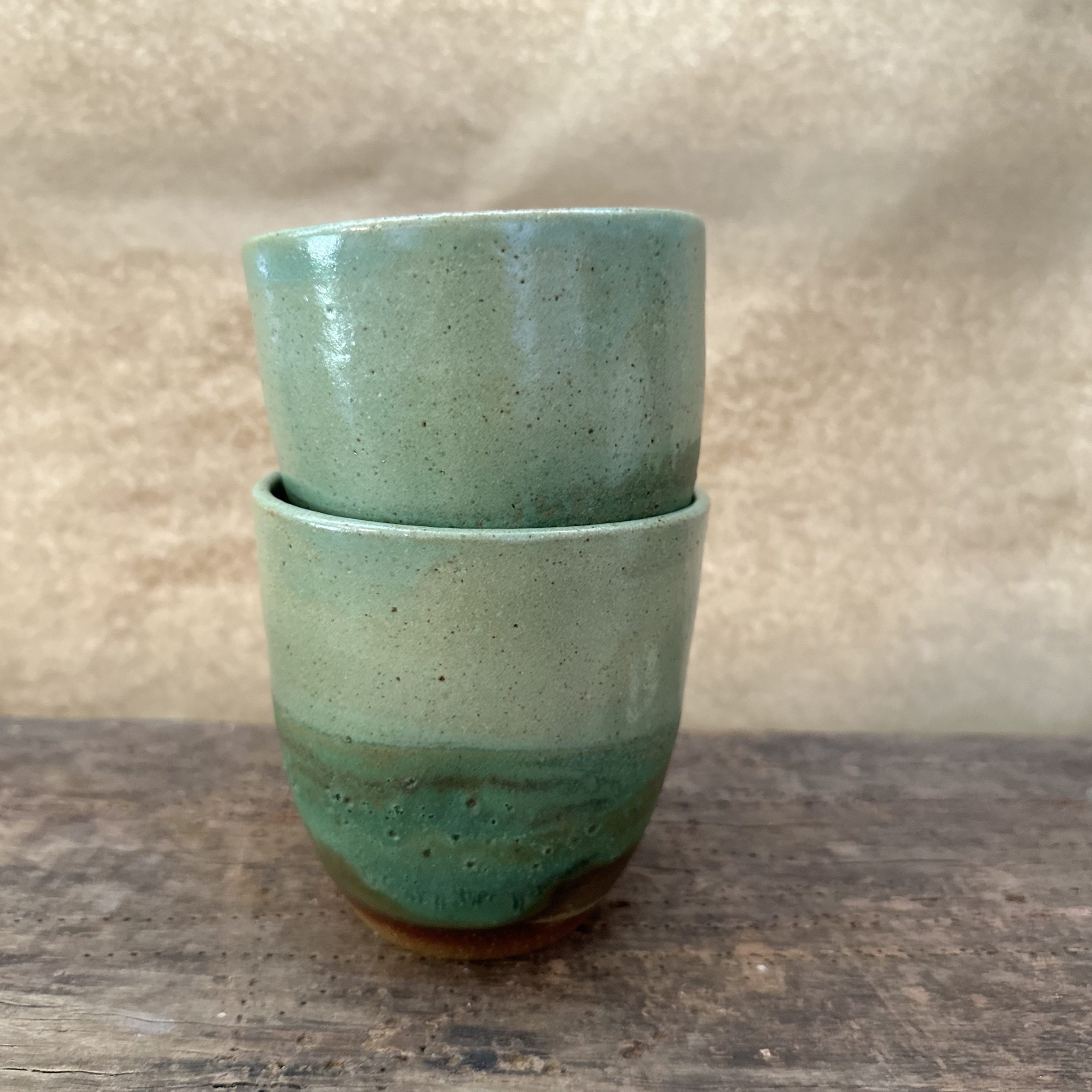 Large Tumbler | Green Earth | with dimples - Image 4