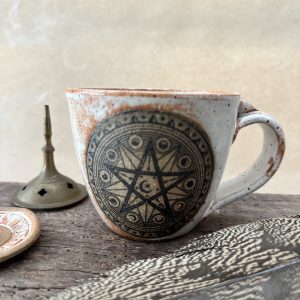 Bazic Mug | Star and Moon | Sandstone