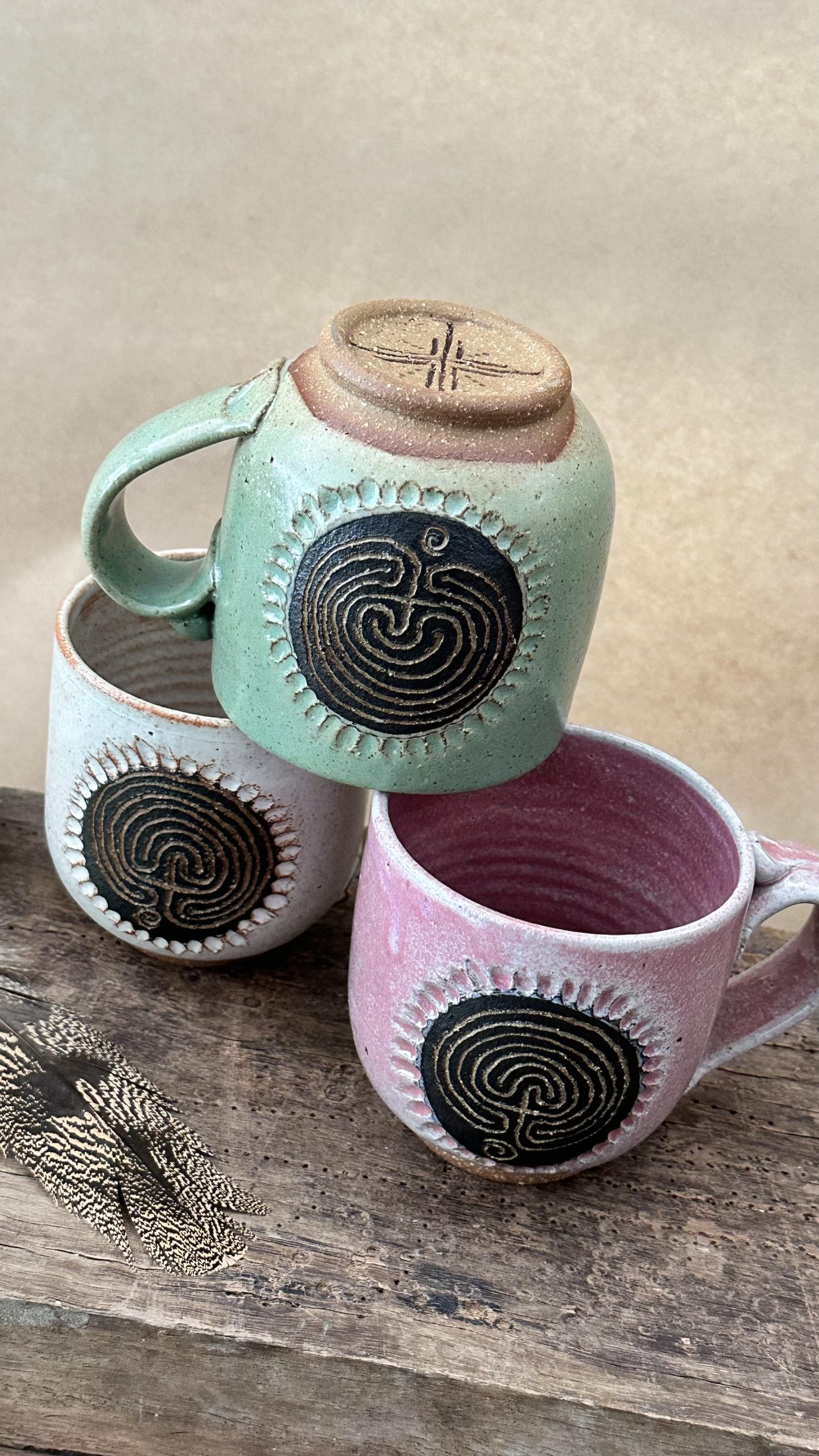 BAZIC MUG | GREEN EARTH | LABYRINTH - Image 6