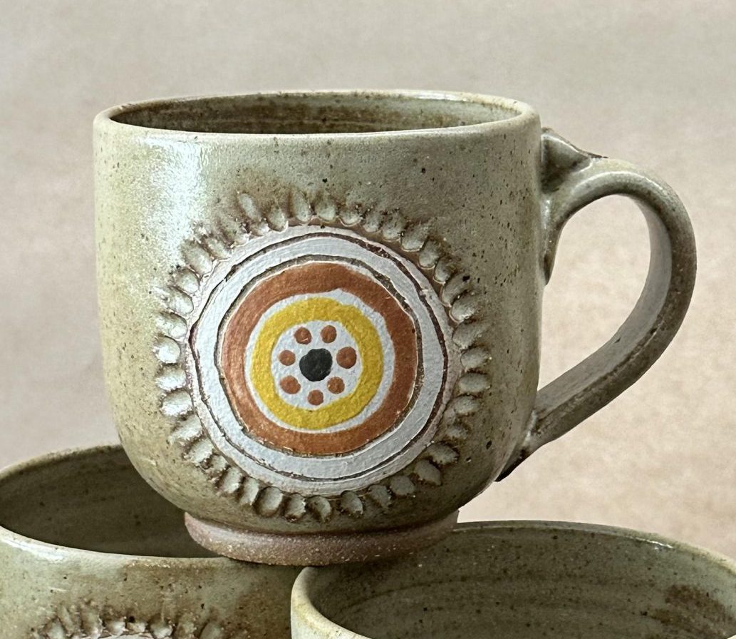 BAZIC MUG | STONE | DOT MANDALA