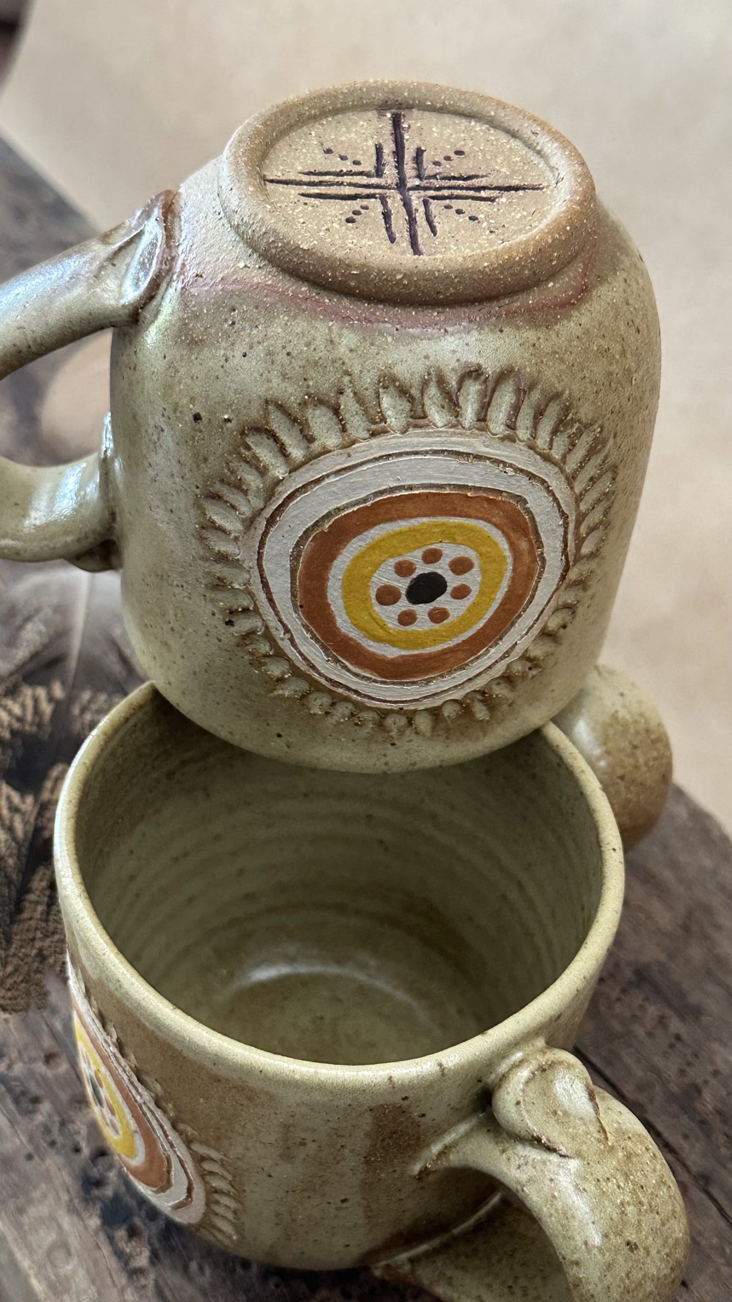 BAZIC MUG | STONE | DOT MANDALA - Image 2