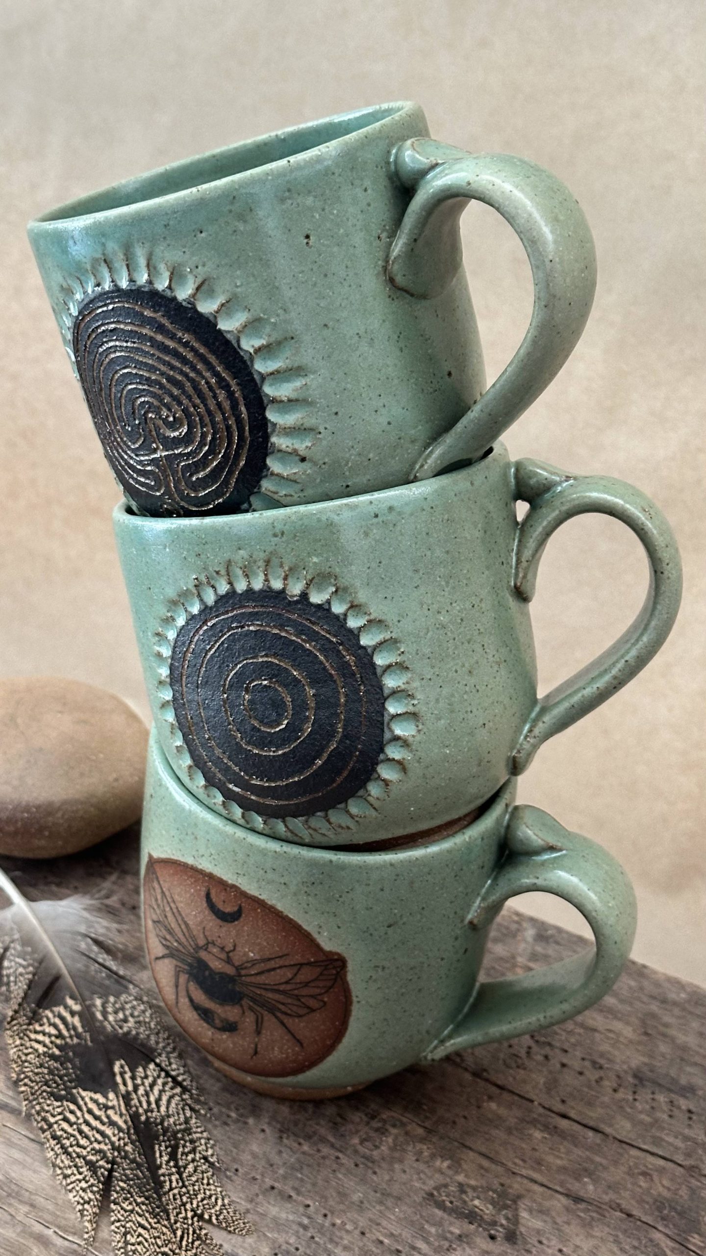 BAZIC MUG | GREEN EARTH | LABYRINTH - Image 8