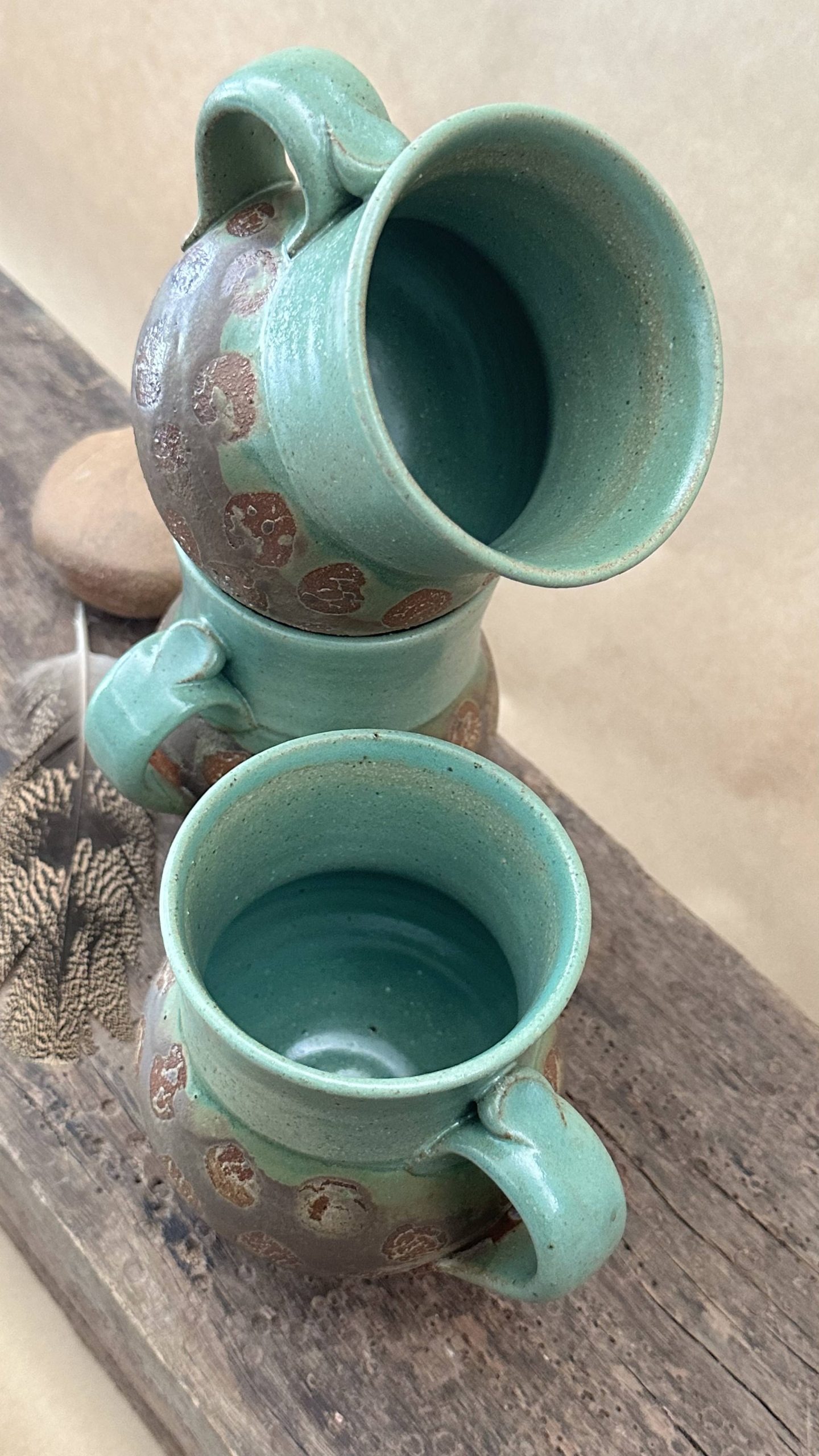 MATRIARCH MUG | GREEN EARTH GLAZE | DOTS - Image 5