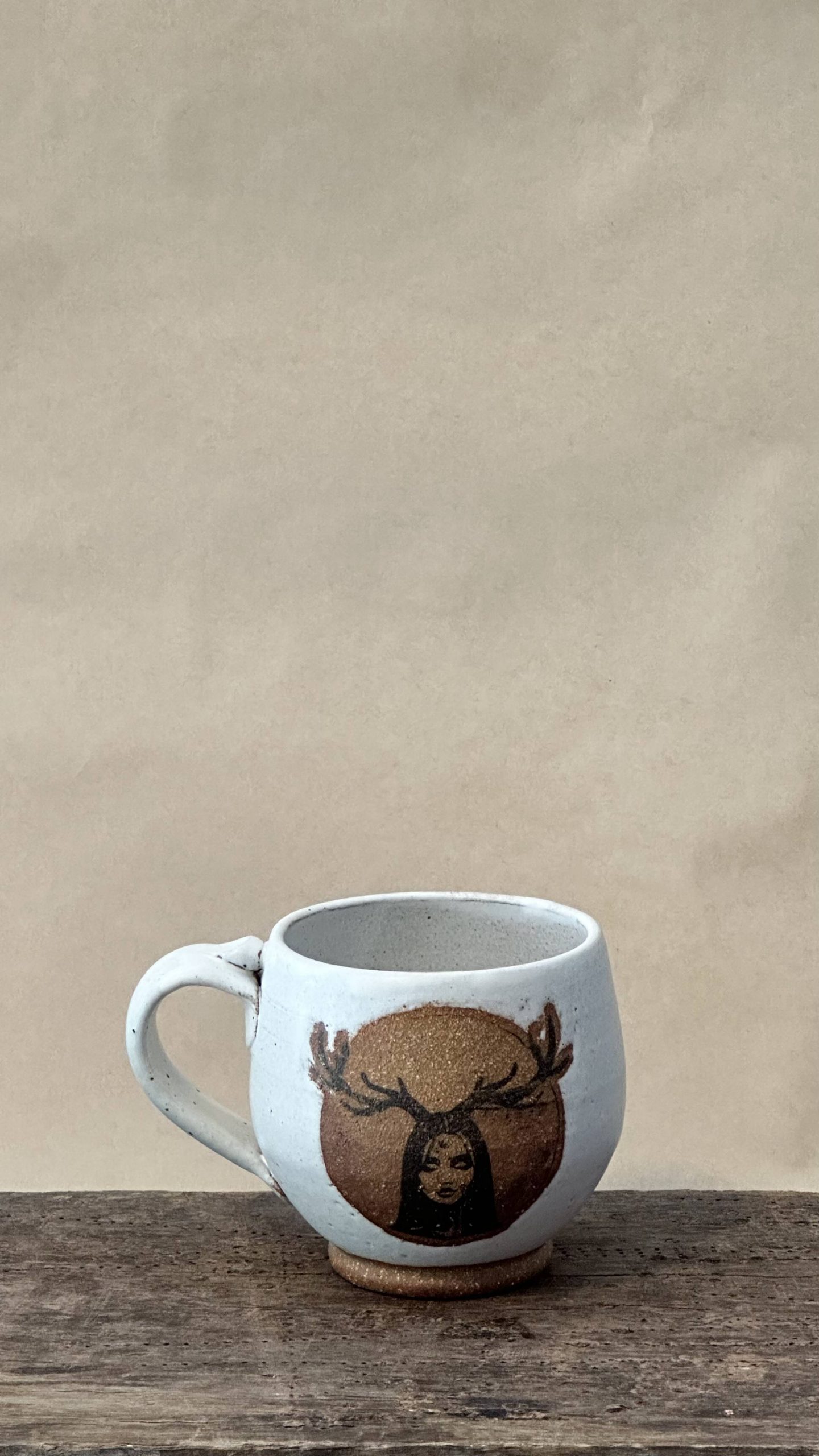 JAPA MUG | SANDSTONE GLAZE | INNANA IN THE MOON - Image 6