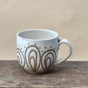 BAZIC MUG | SANDSTONE GLAZE | PEACOCK