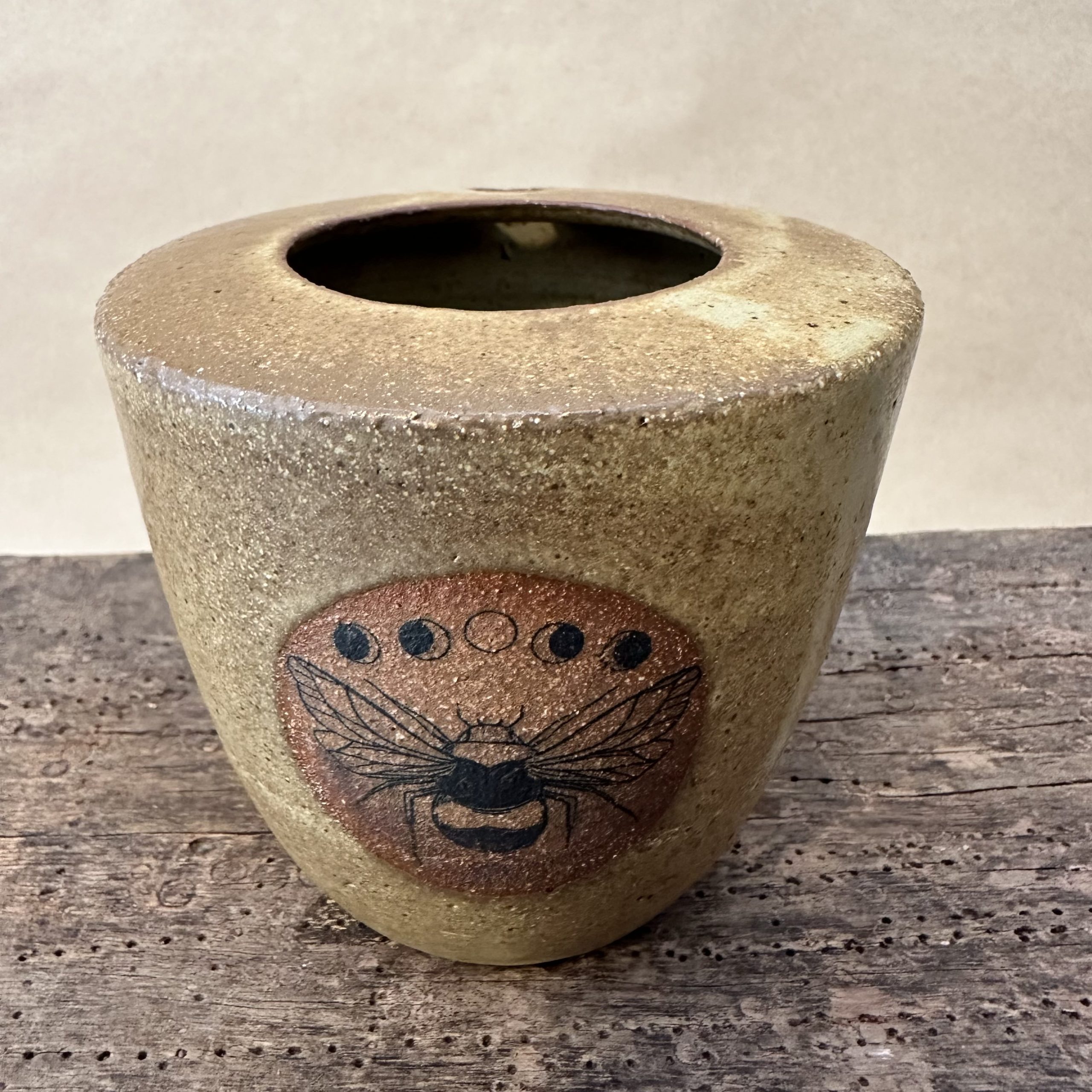 TRAVEL MUG | STONE GLAZE | BEE