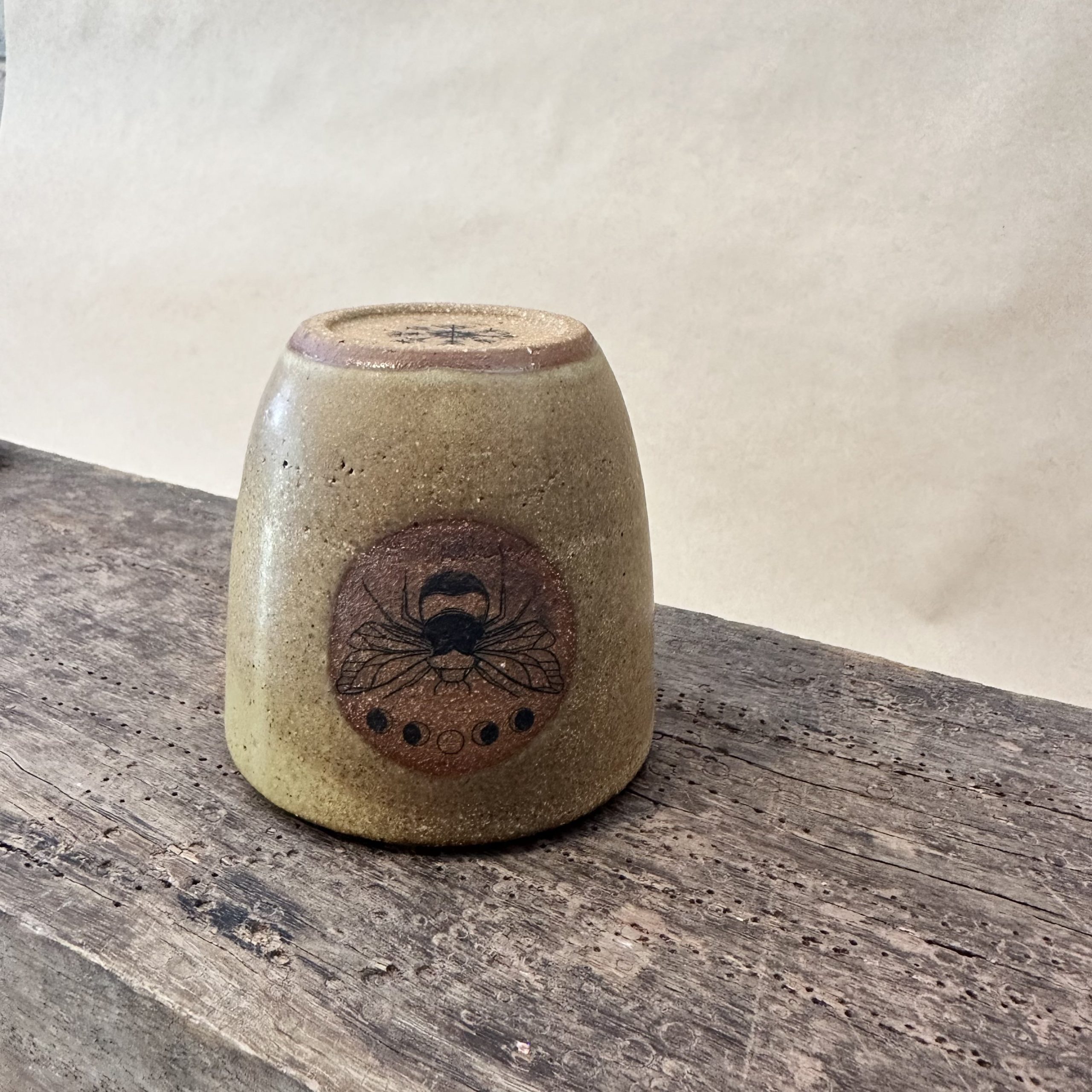 TRAVEL MUG | STONE GLAZE | BEE - Image 3