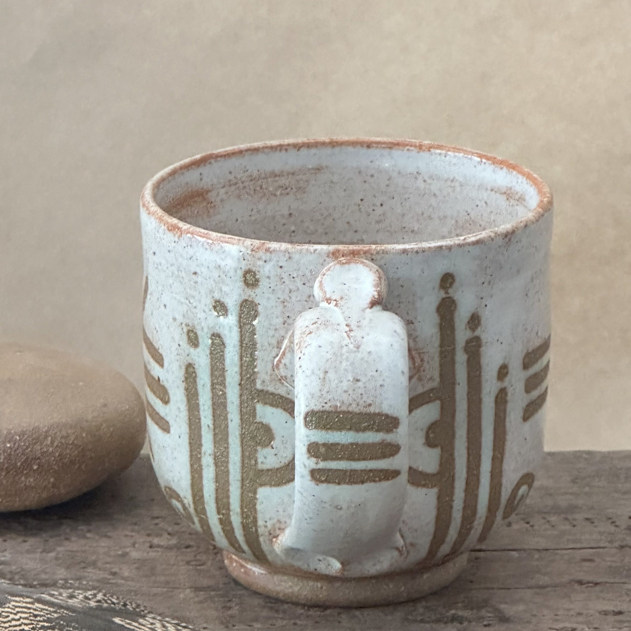 BAZIC MUG | SANDSTONE GLAZE | TRIBAL - Image 4