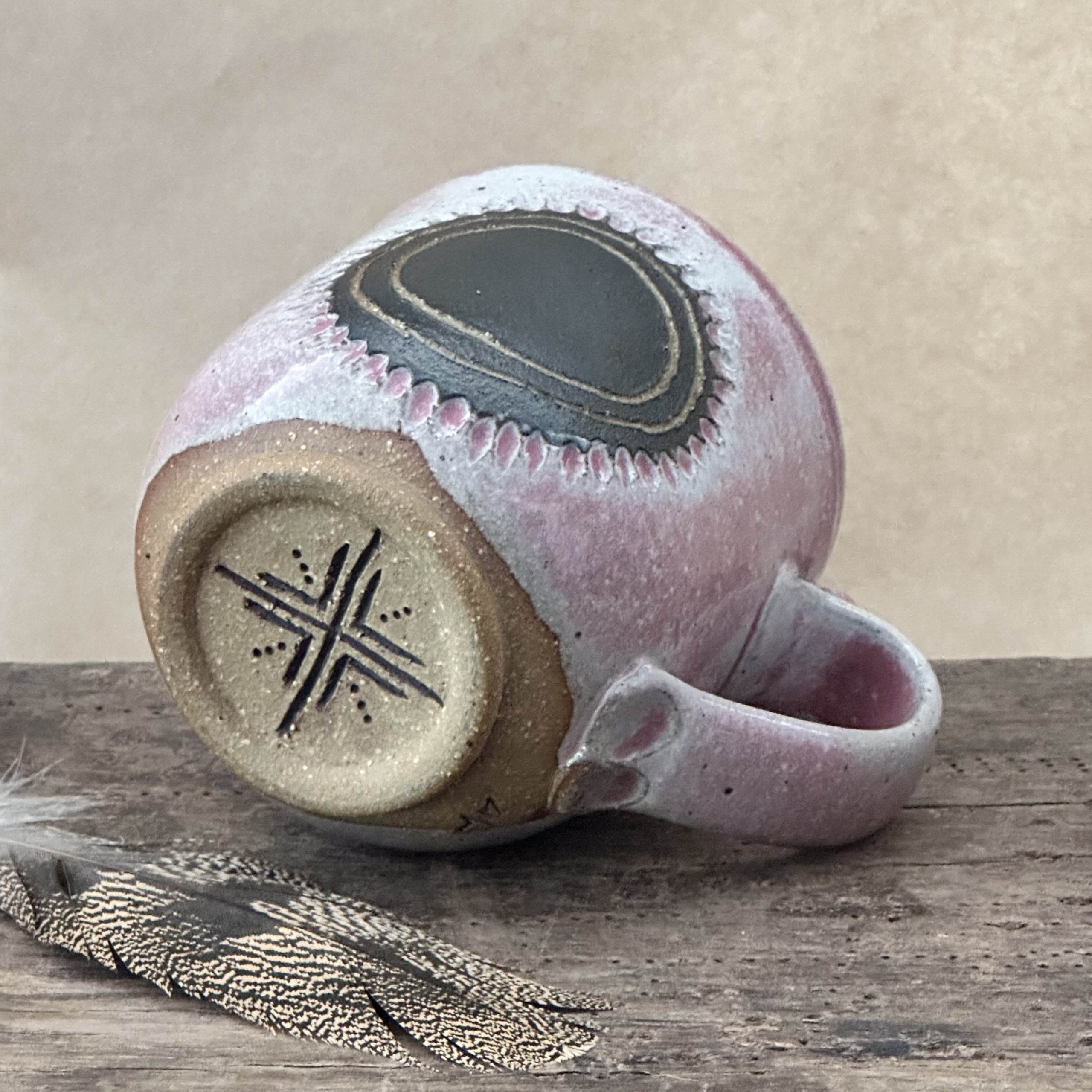 BAZIC MUG | DUSKY PINK GLAZE | SHEILD - Image 4