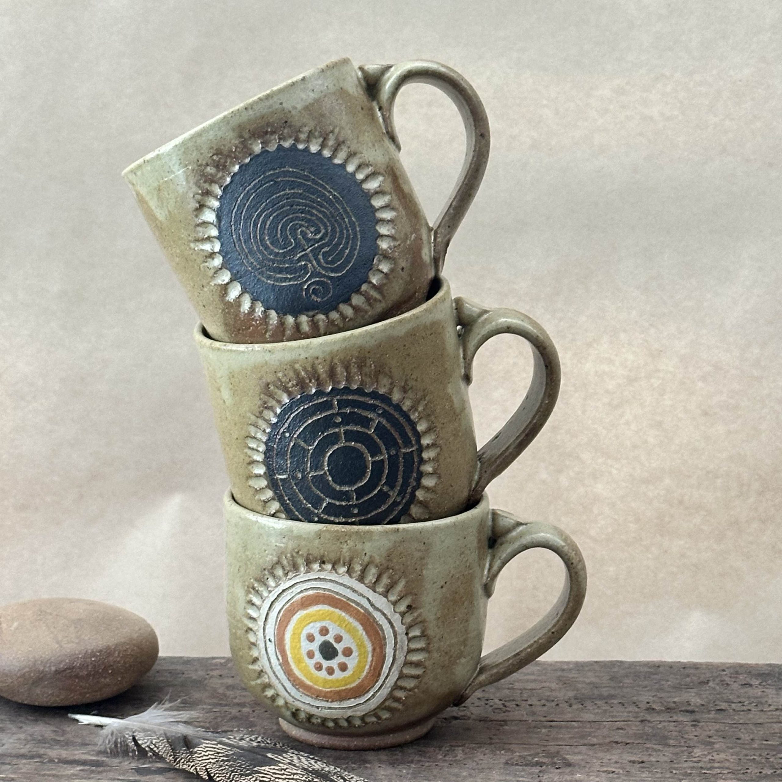BAZIC MUG | STONE | SHEILD CARVED - Image 7