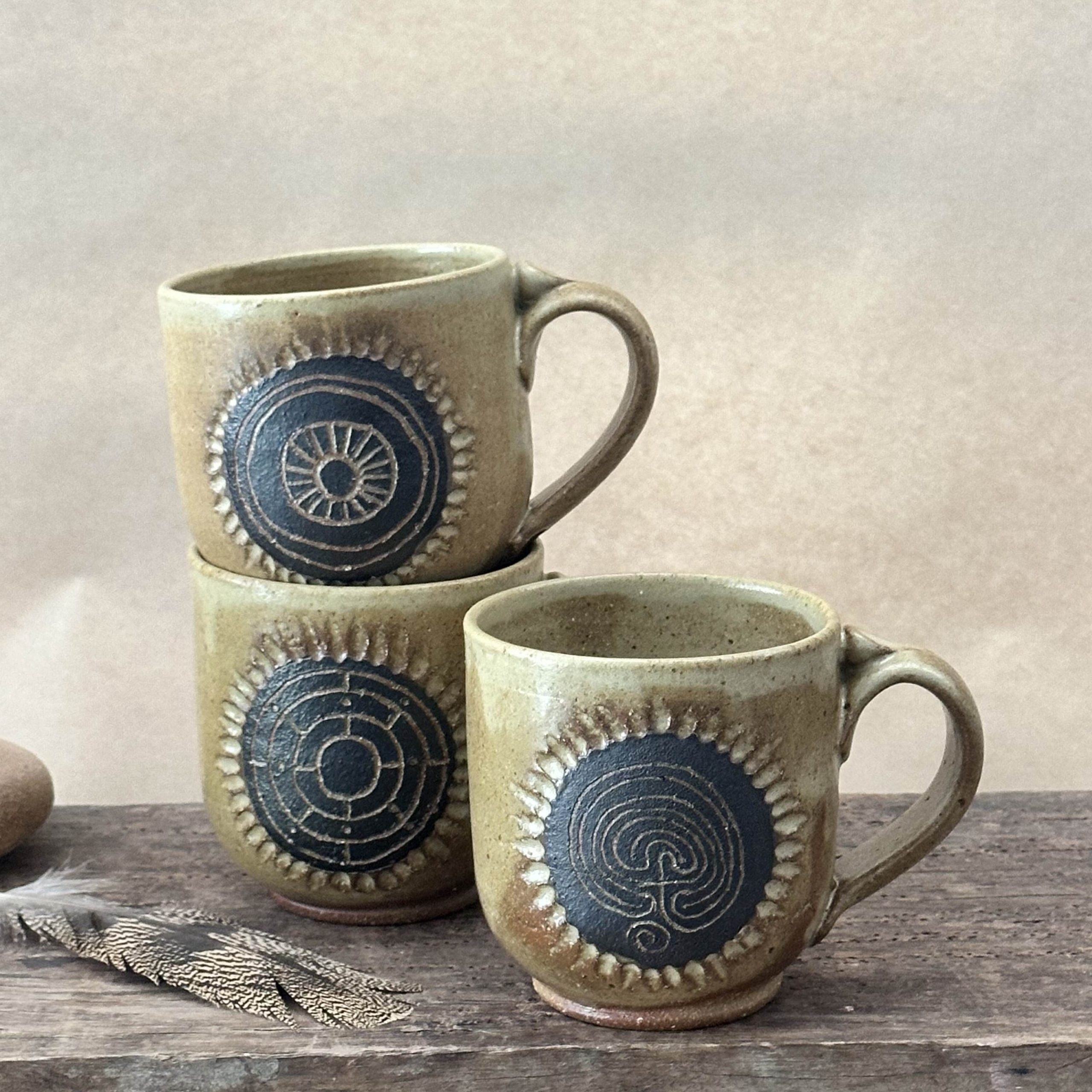 BAZIC MUG | STONE | LABYRINTH - Image 5