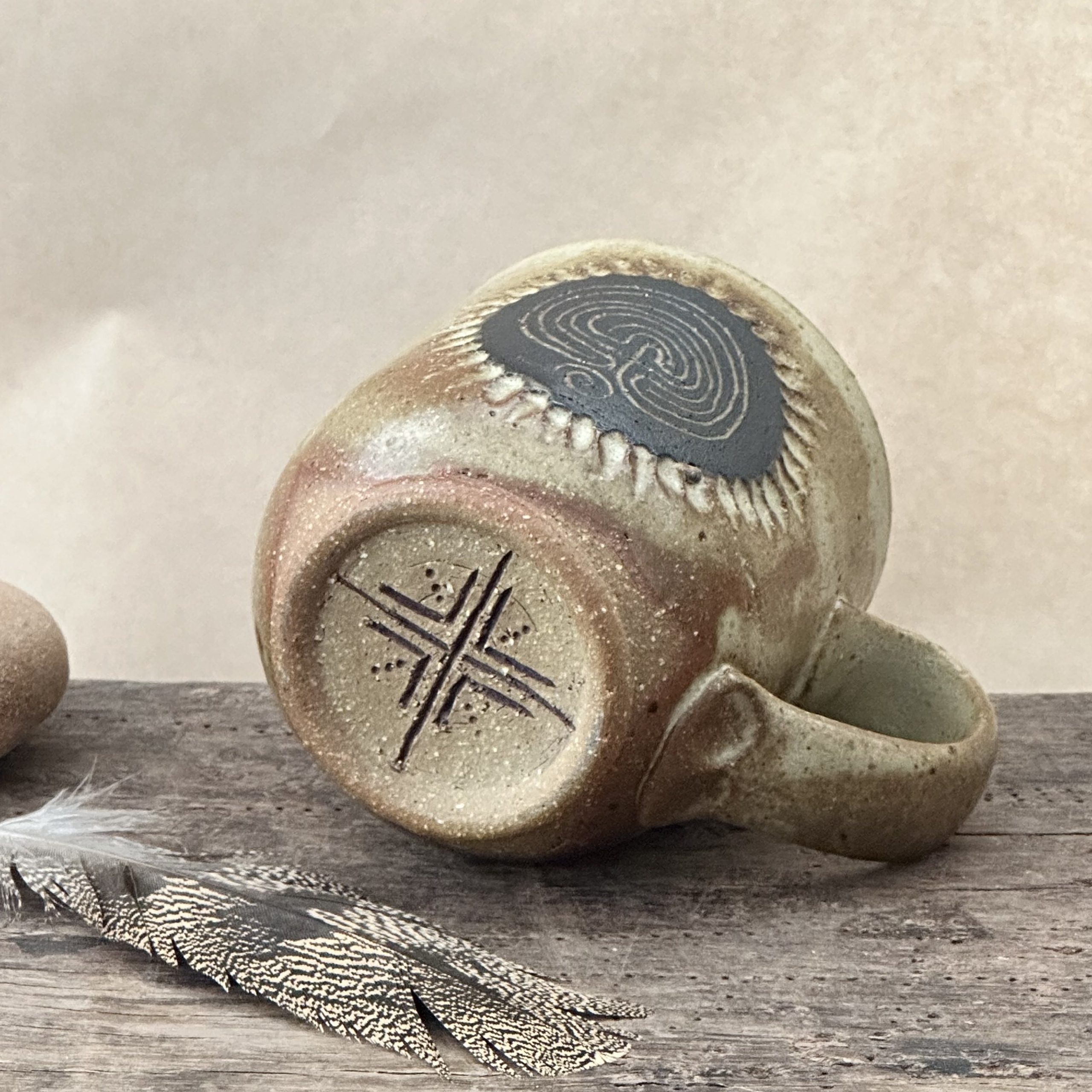 BAZIC MUG | STONE | LABYRINTH - Image 2