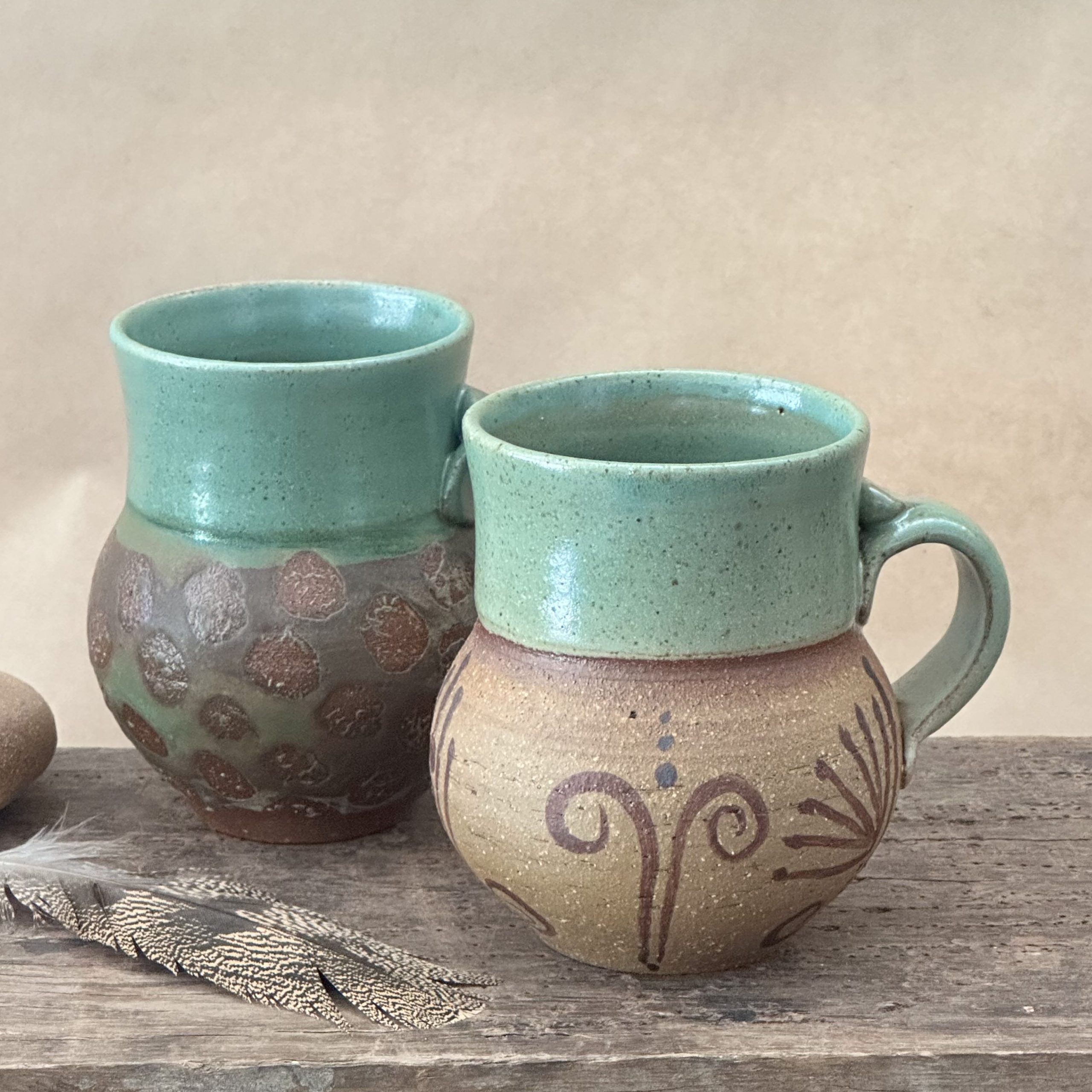 MATRIARCH MUG | GREEN EARTH GLAZE | RAW TRIBAL - Image 6
