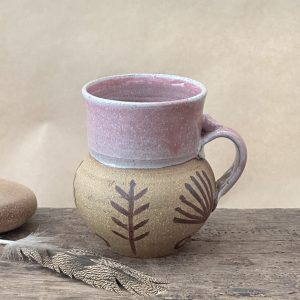 MATRIARCH MUG | DUSKY PINK GLAZE | RAW TRIBAL