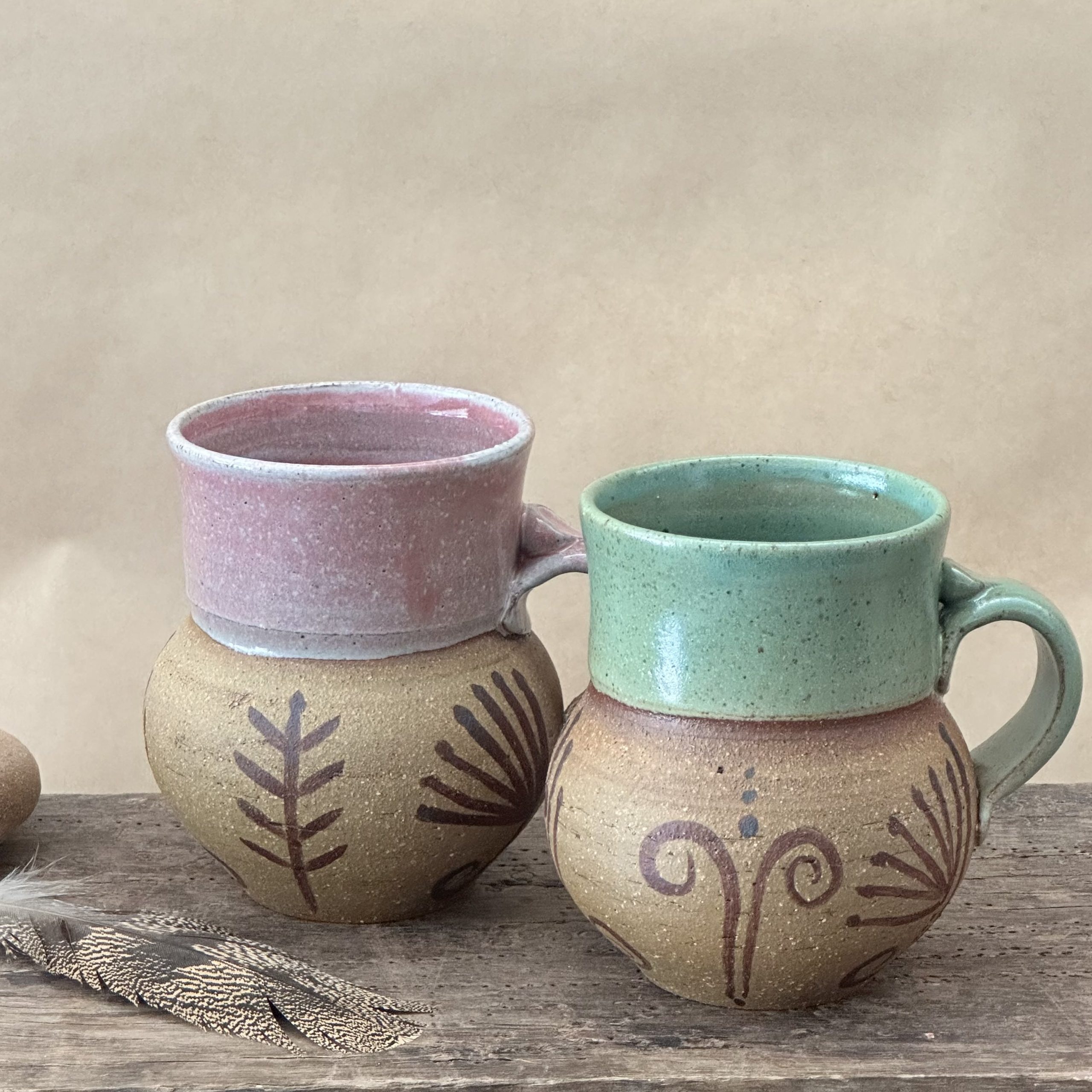 MATRIARCH MUG | GREEN EARTH GLAZE | RAW TRIBAL - Image 5