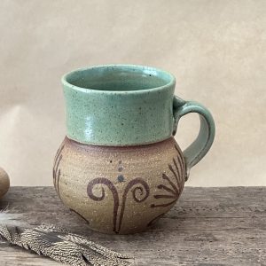 MATRIARCH MUG | GREEN EARTH GLAZE | RAW TRIBAL