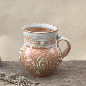 MATRIARCH MUG | SANDSTONE GLAZE | PEACOCK