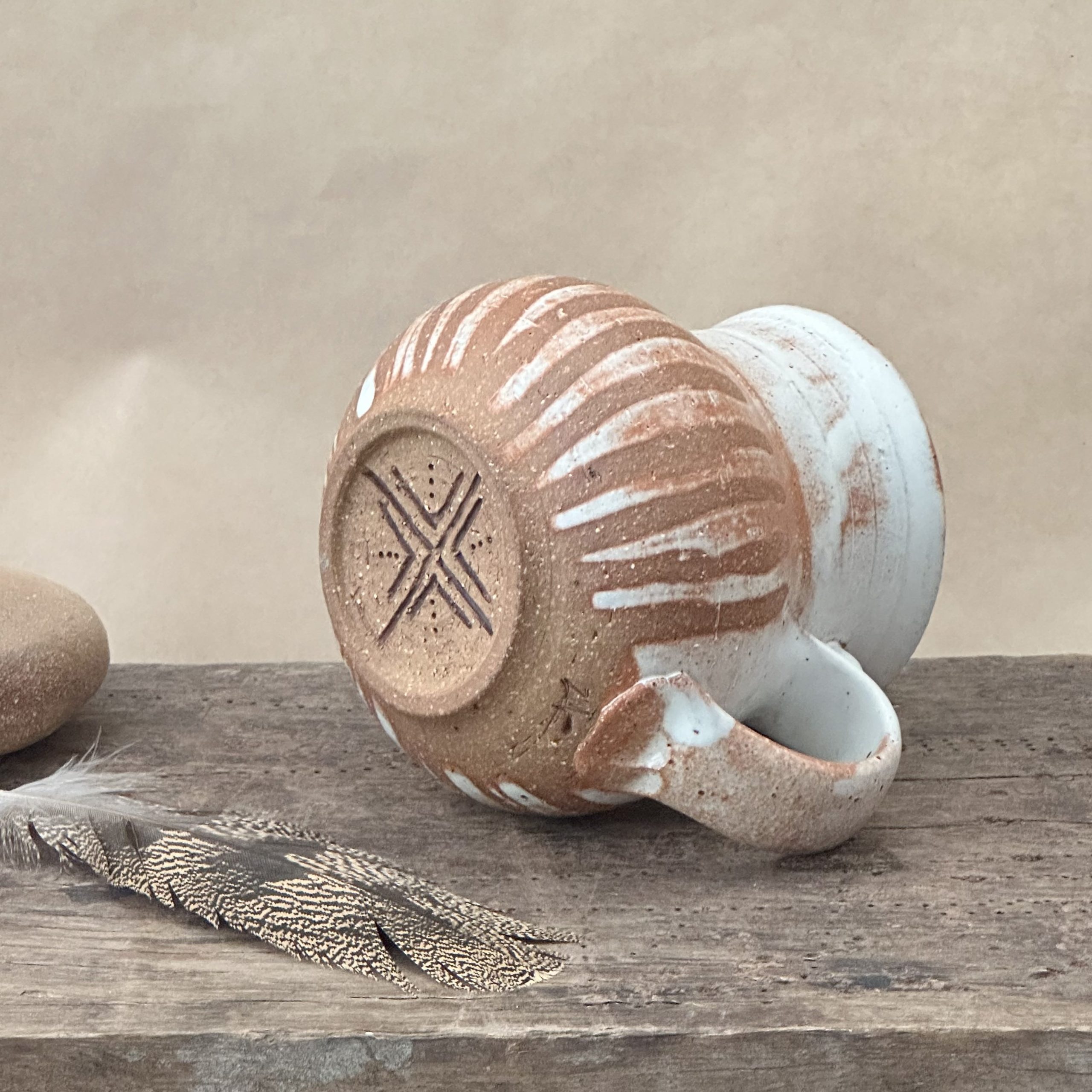MATRIARCH MUG | SANDSTONE GLAZE | STRIPE - Image 5