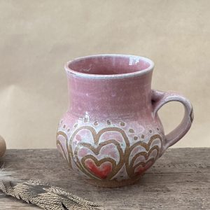 MATRIARCH MUG | DUSKY PINK GLAZE | LOVE HEART