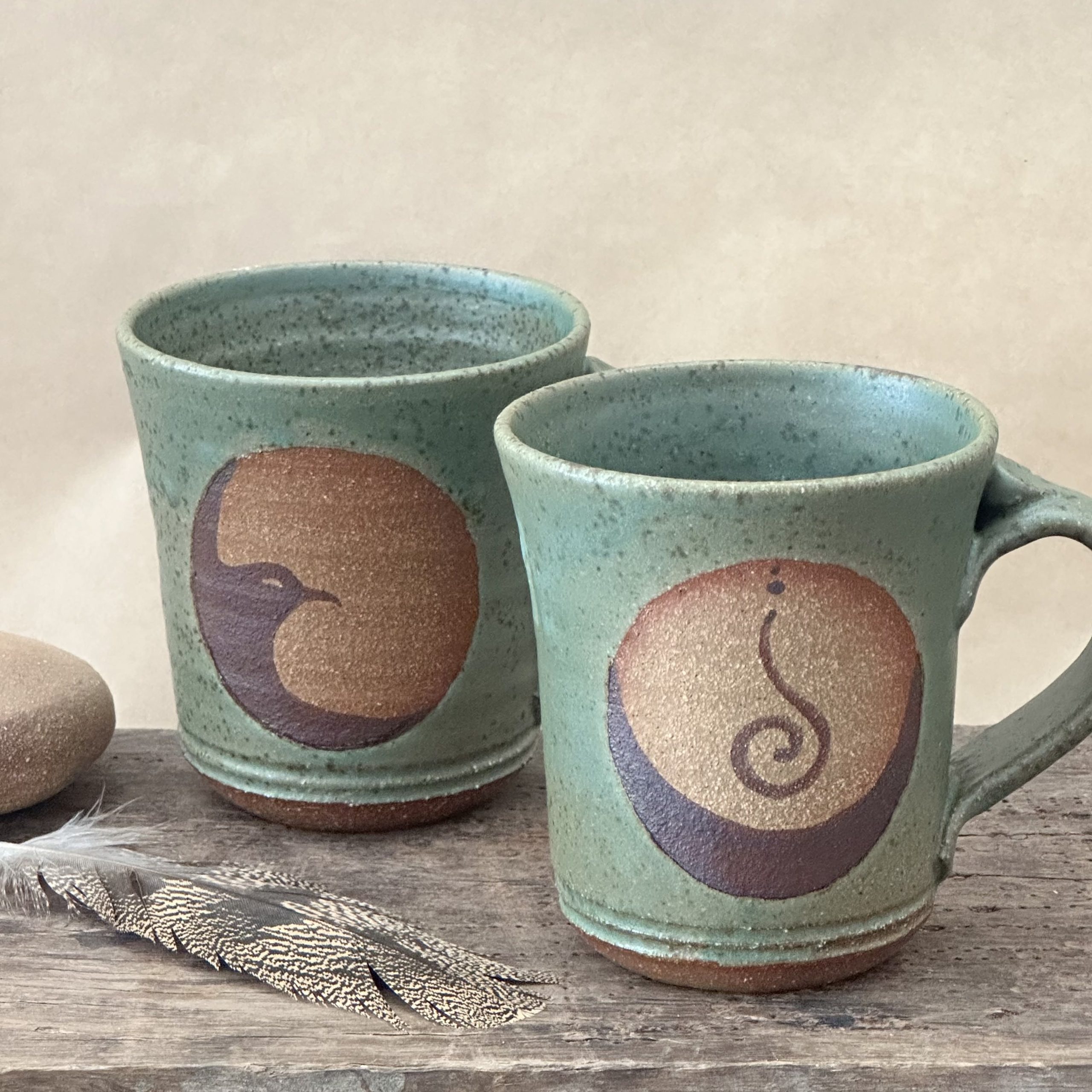 ZENITH MUG | LICHEN GLAZE | SPIRAL MOON - Image 3