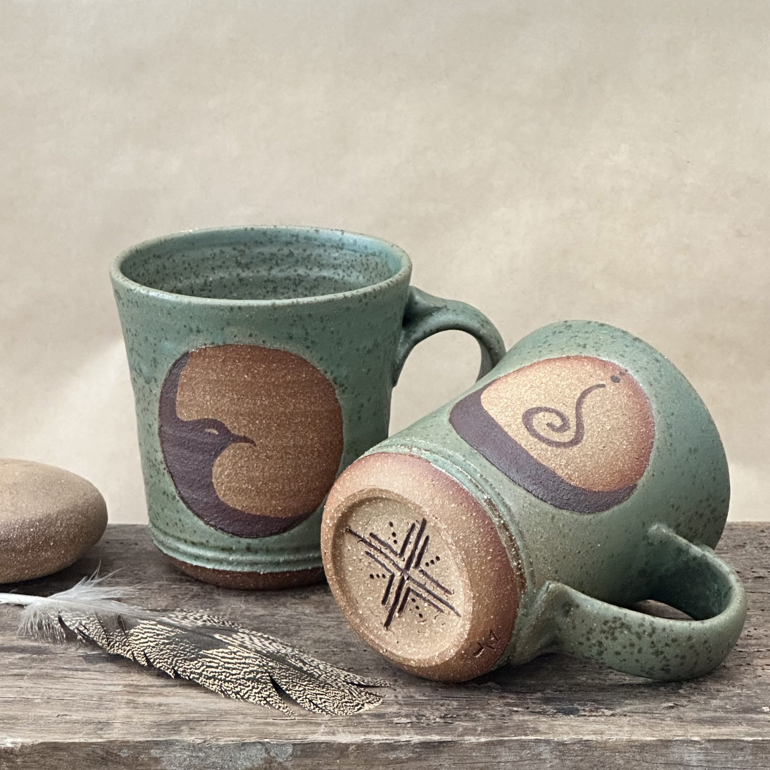ZENITH MUG | LICHEN GLAZE | SPIRAL MOON - Image 7
