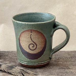 ZENITH MUG | LICHEN GLAZE | SPIRAL MOON