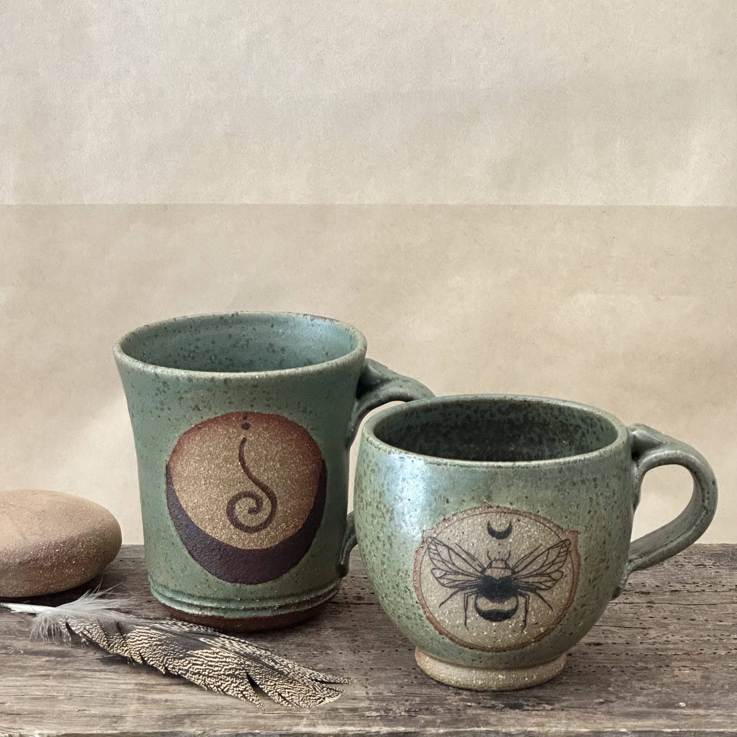 ZENITH MUG | LICHEN GLAZE | SPIRAL MOON - Image 8