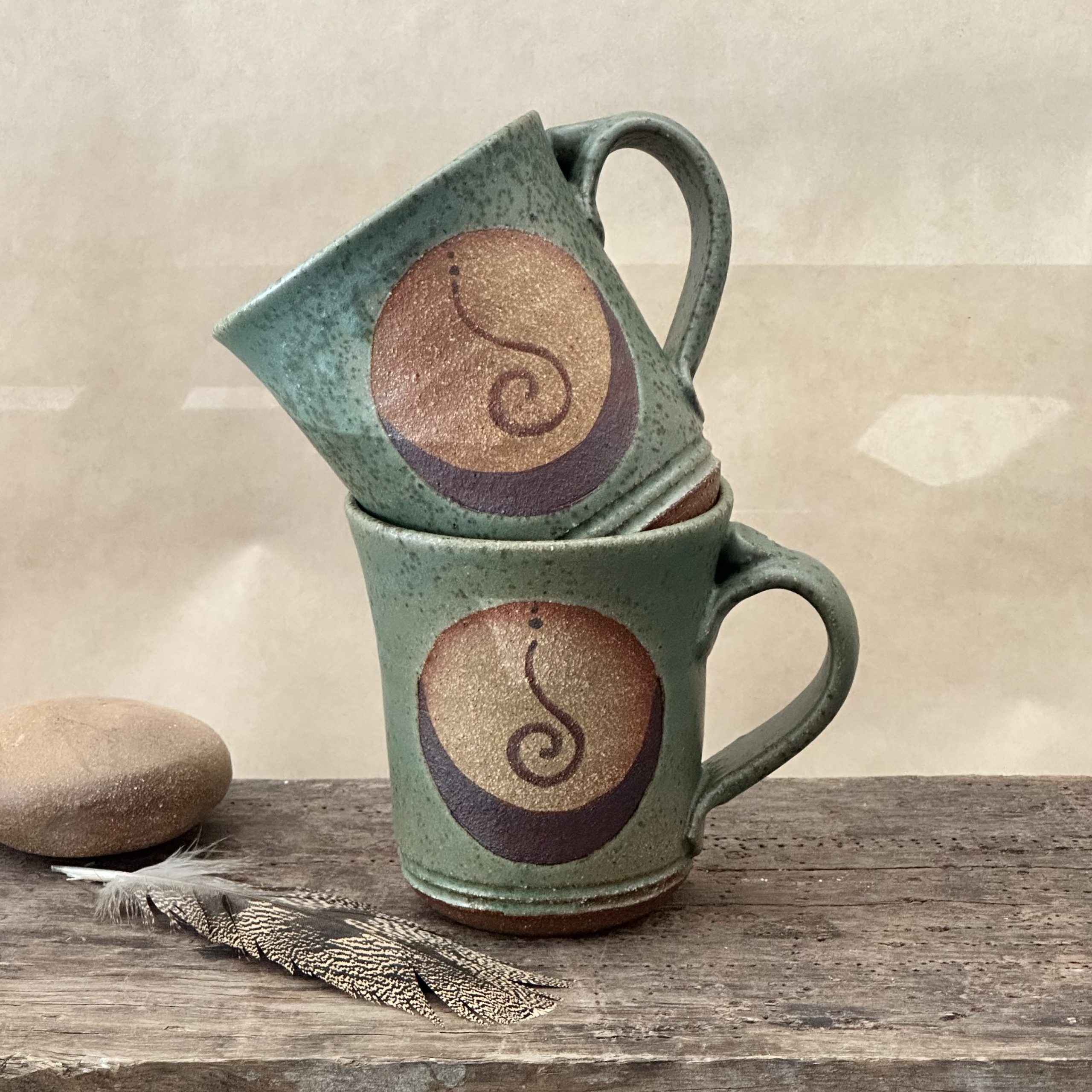 ZENITH MUG | LICHEN GLAZE | SPIRAL MOON - Image 9